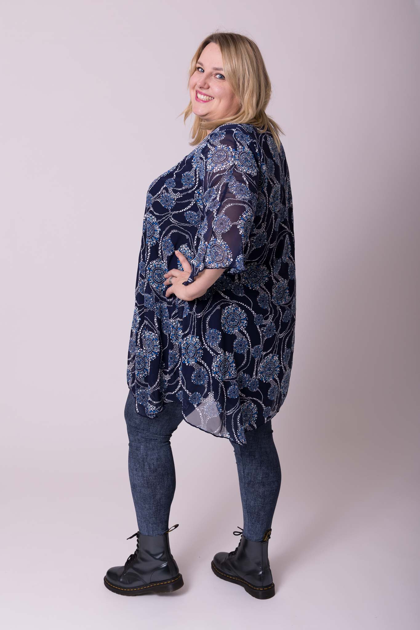 Tuniek Lotte asymmetrisch chiffon dwm