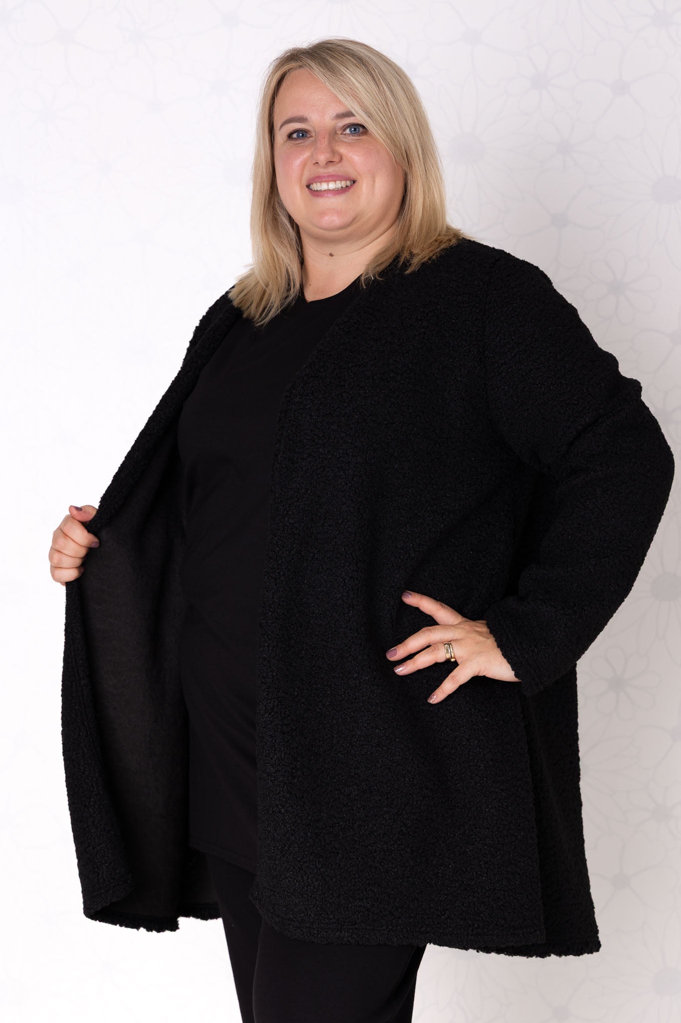 Warme vest Fenna | A-lijn | ca 95 cm