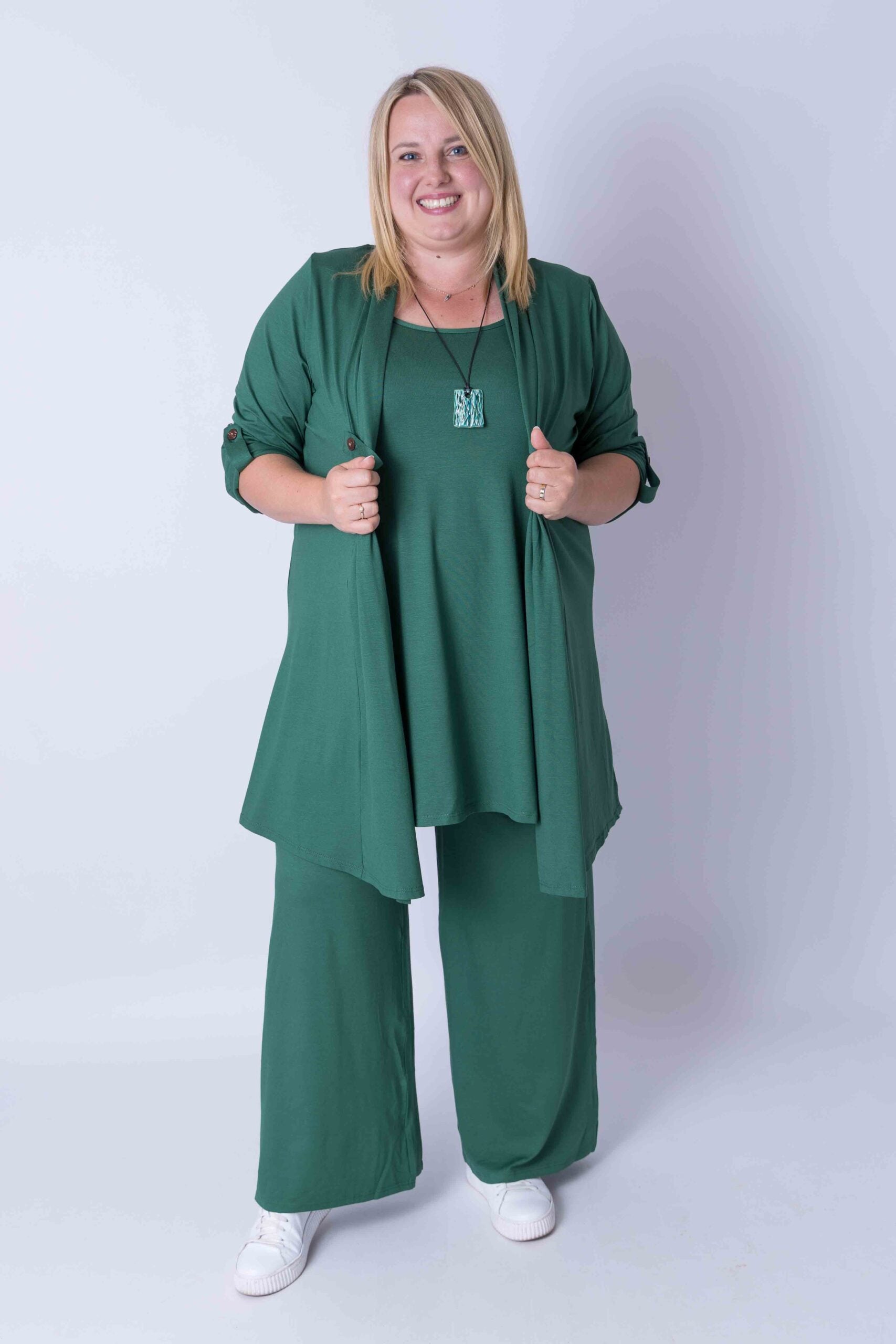 Wijde broek Judith viscose maat 52/56