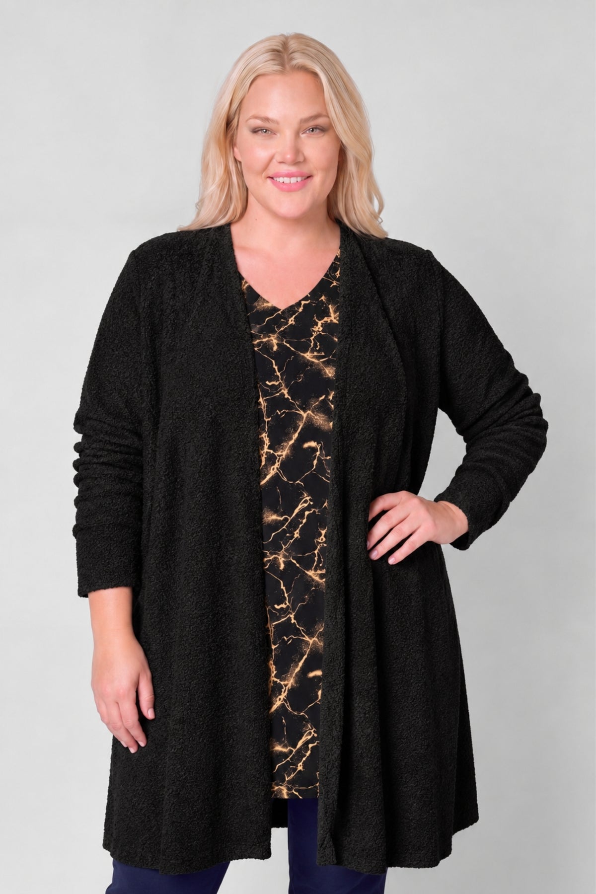 Vest Fenna | 2 Lengtes | 90 & 100cm | Schaapjeslook | Stretch | Lange mouw