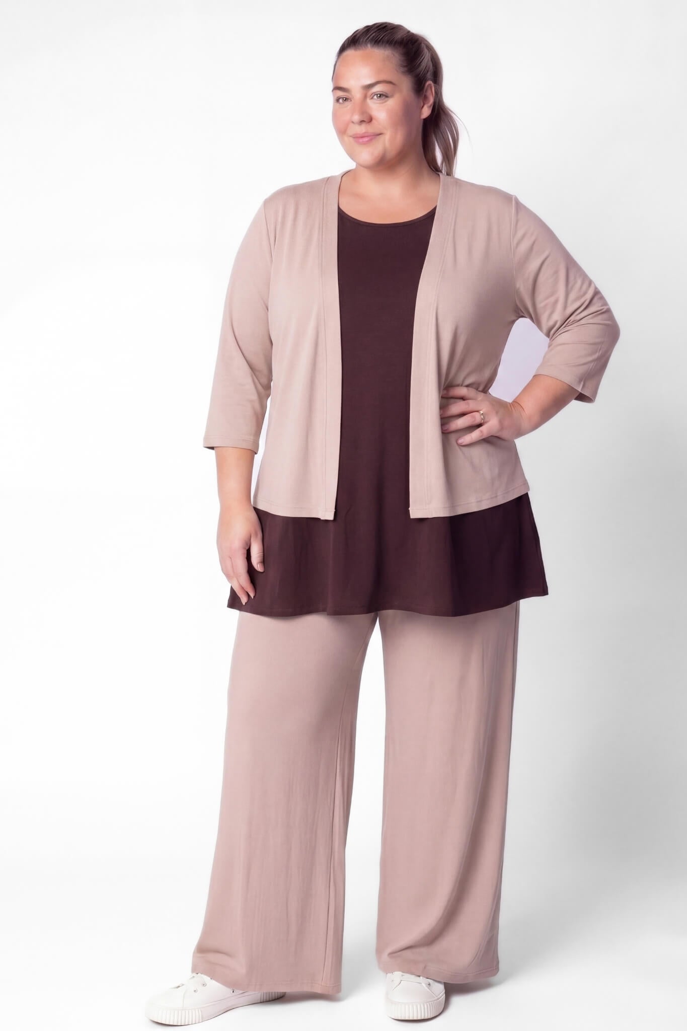Vestje Janneke | 3/4 mouwen | Viscose | ca. 60cm