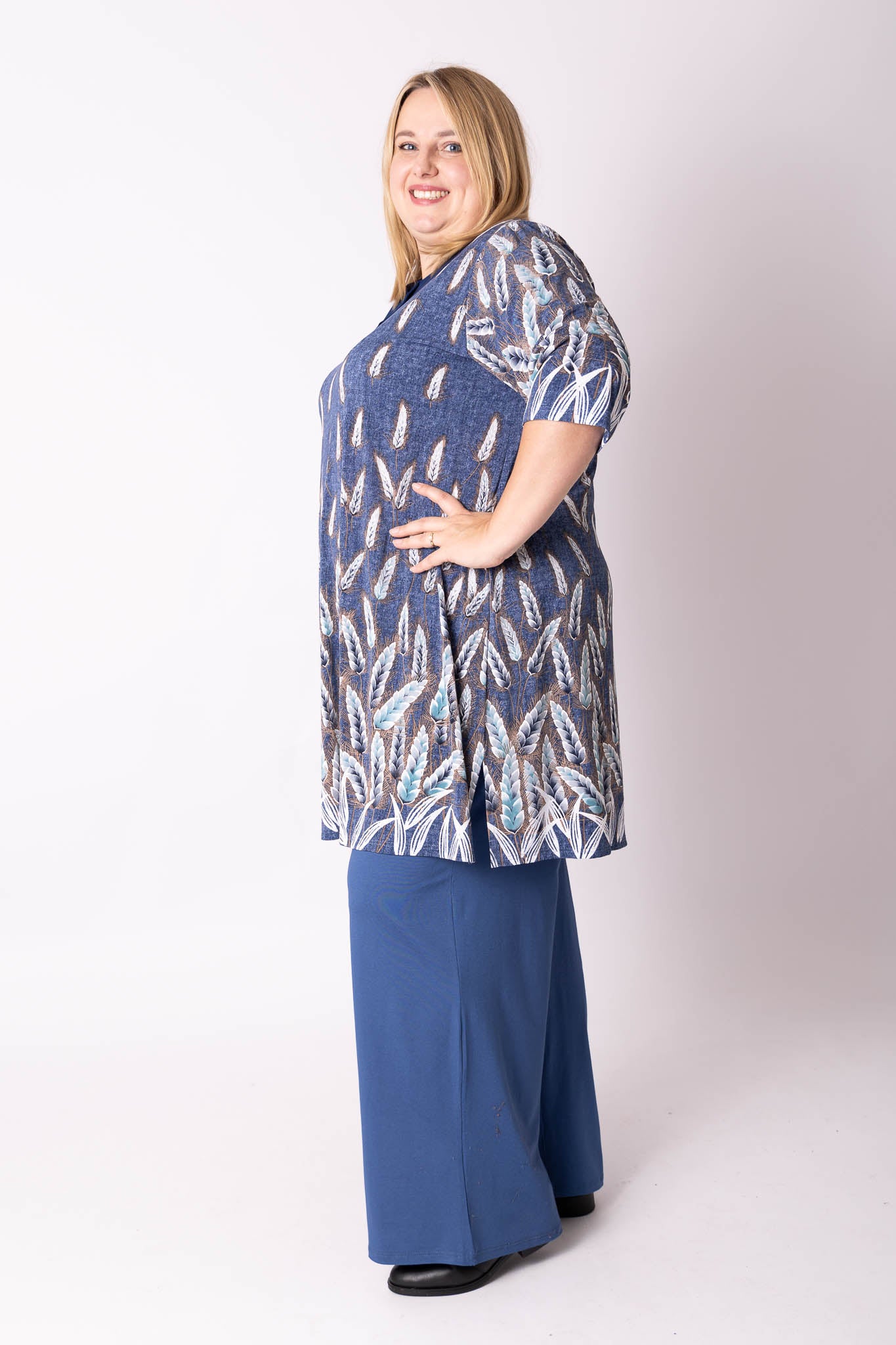 Wijde broek Judith viscose maat 52/56