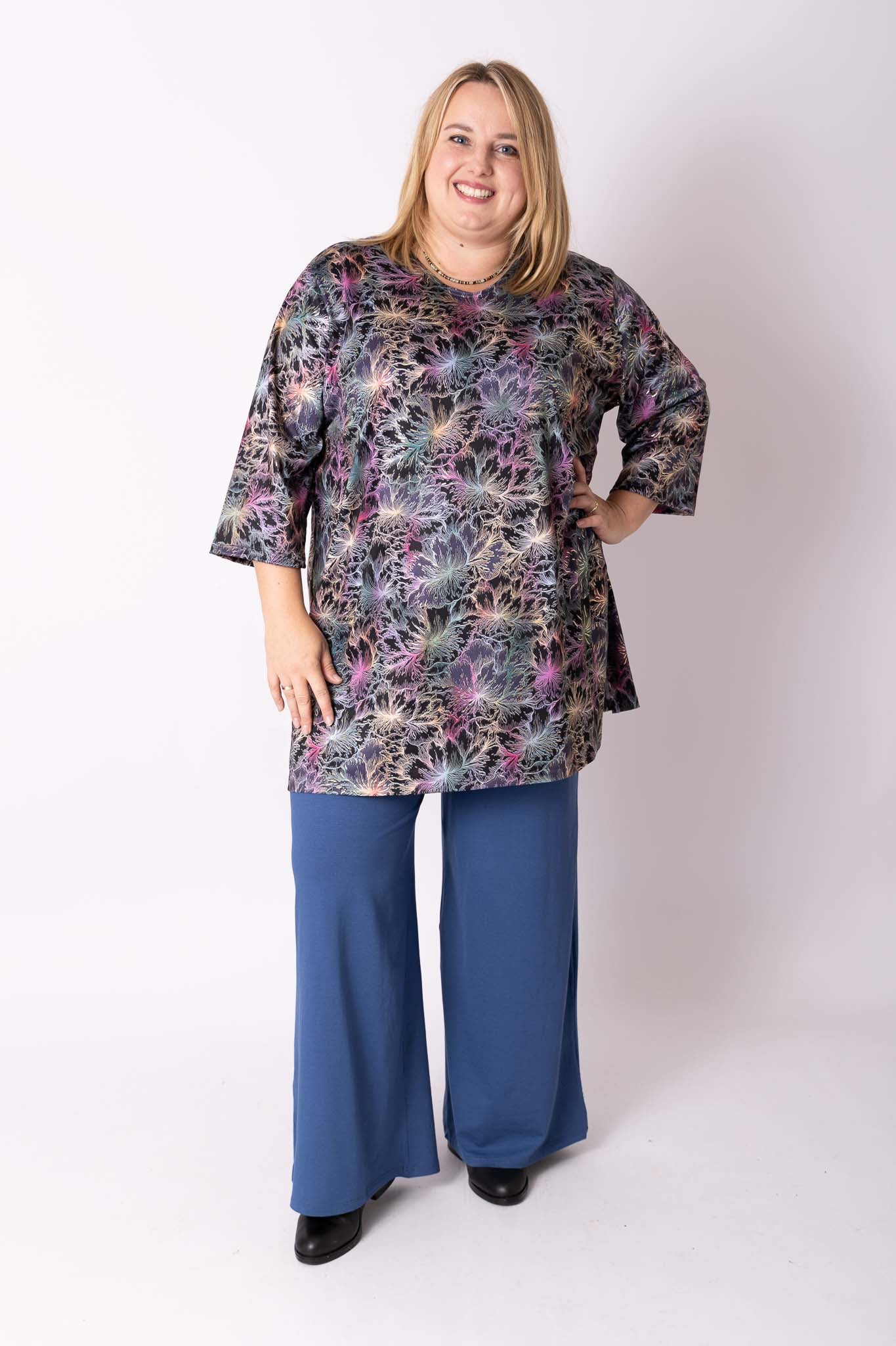 Wijde broek Judith viscose maat 52/56