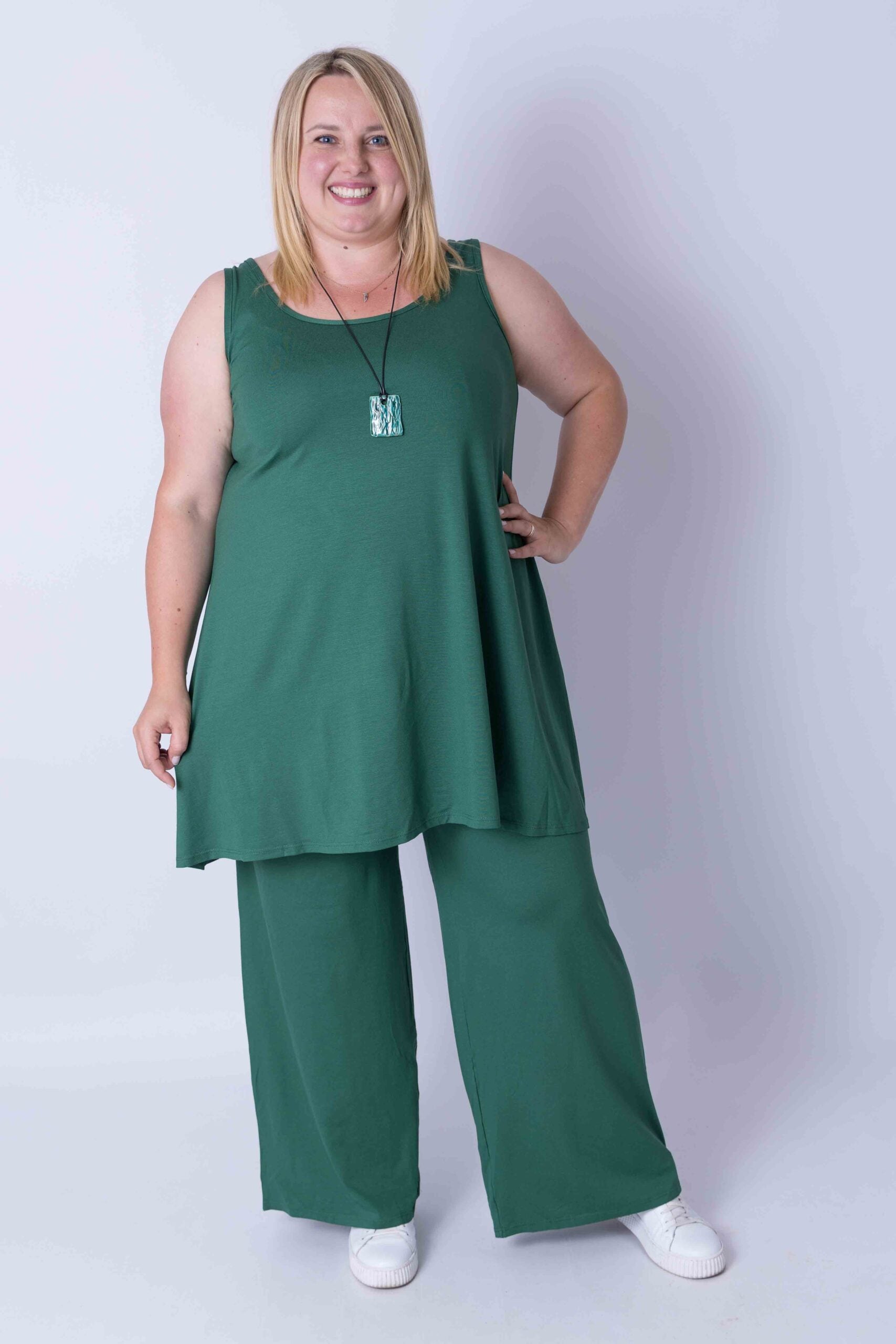 Wijde broek Judith viscose maat 52/56