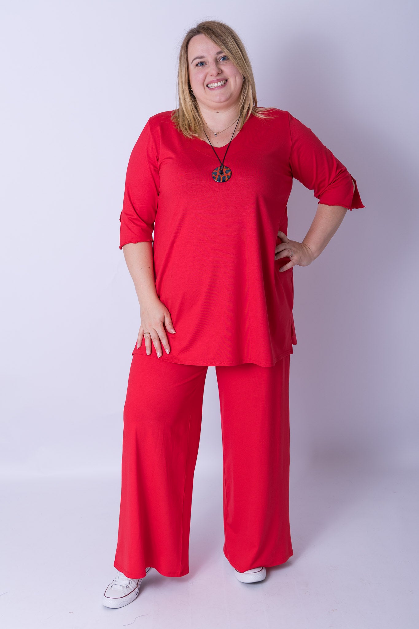 Wijde broek Judith viscose maat 52/56