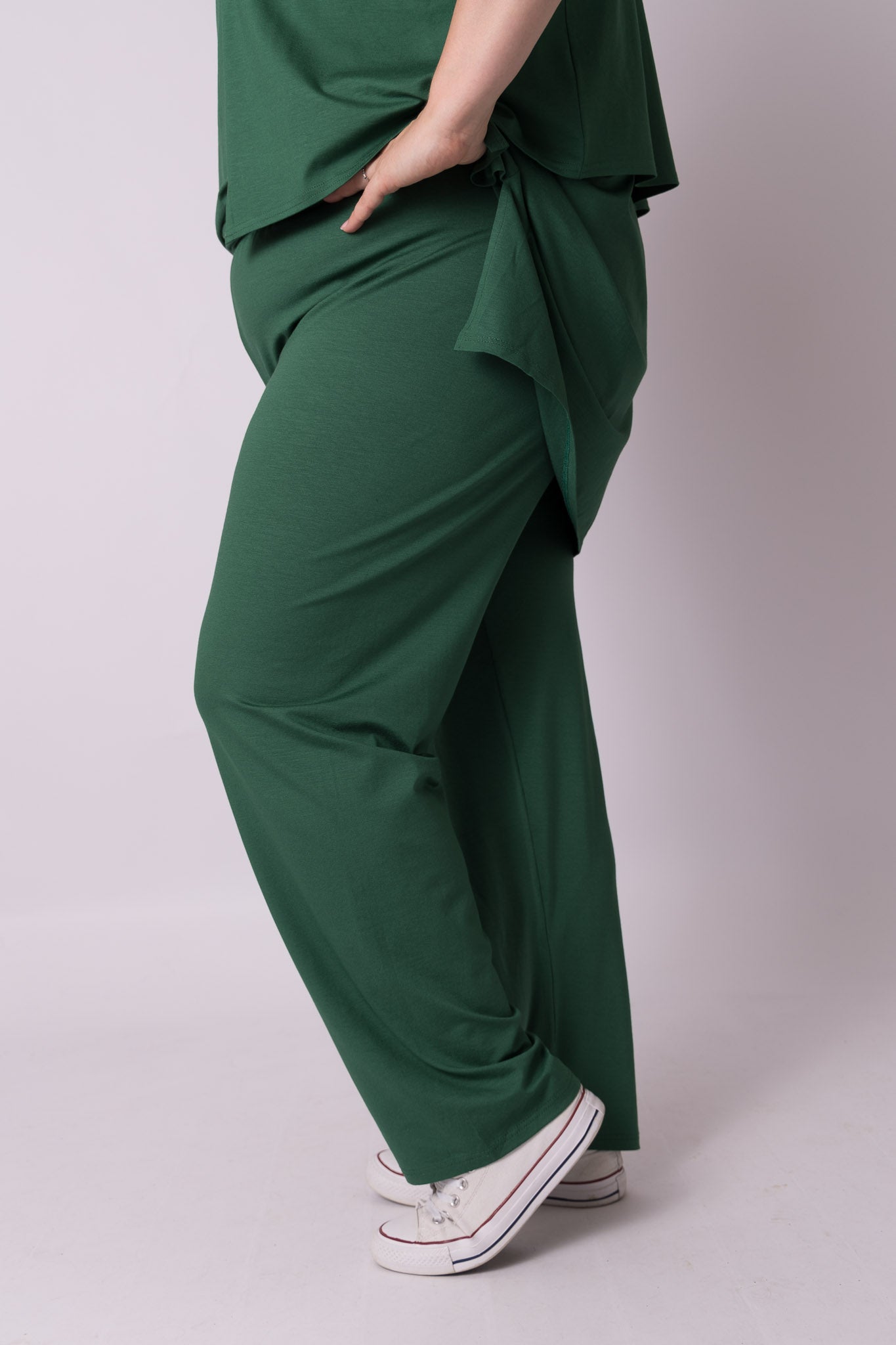 Klassieke broek rechte pijpen viscose | binnenbeenlengte 70-75cm