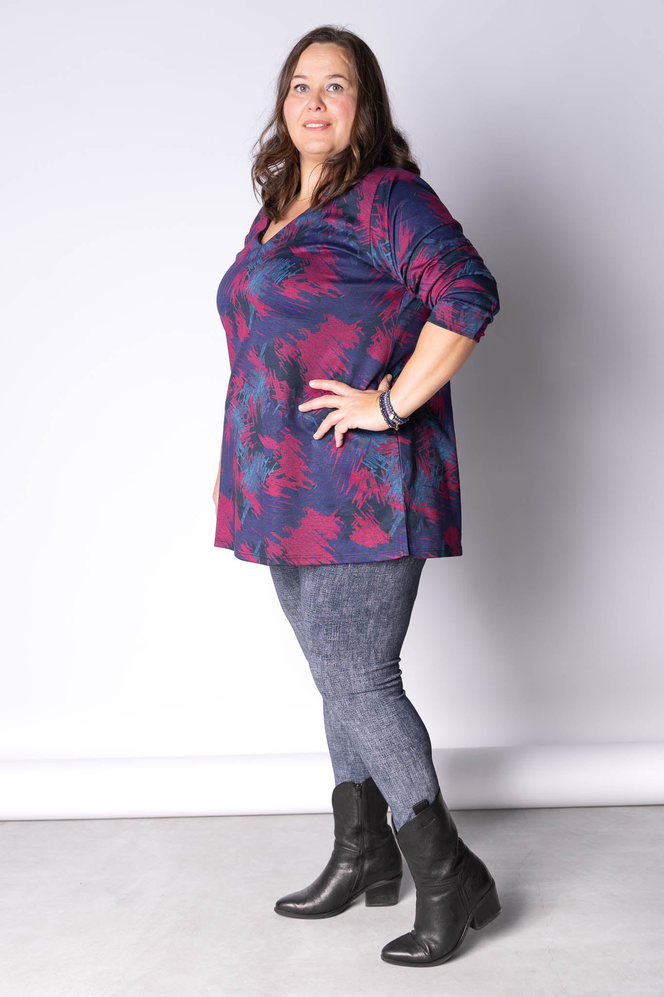 Top Erna | Midnight Brush | Modal | 80cm
