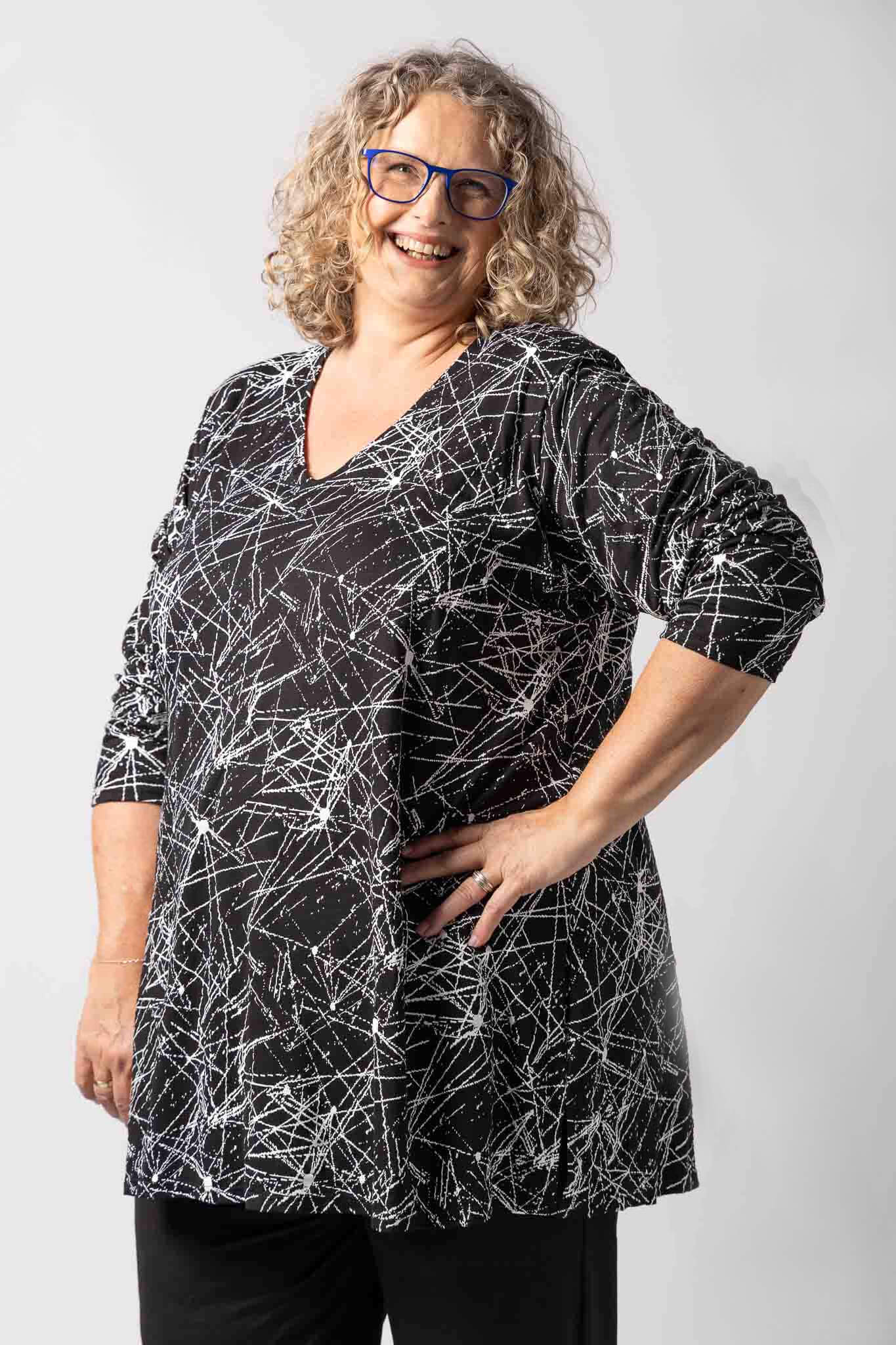 Top Erna| Zodiac Night| Viscose | 90 cm