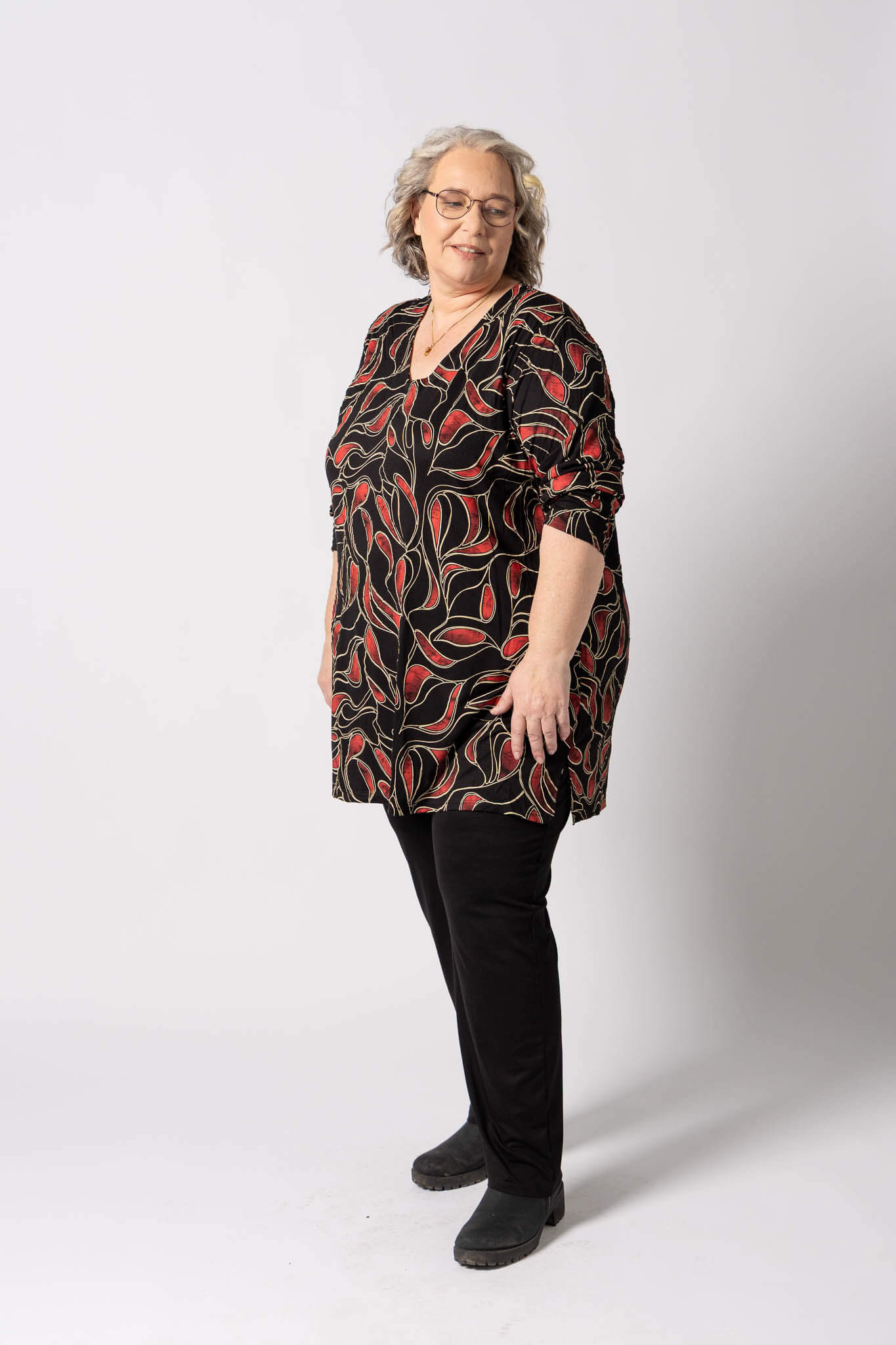 Top Erna| Ruby Flow| Viscose | 90 cm