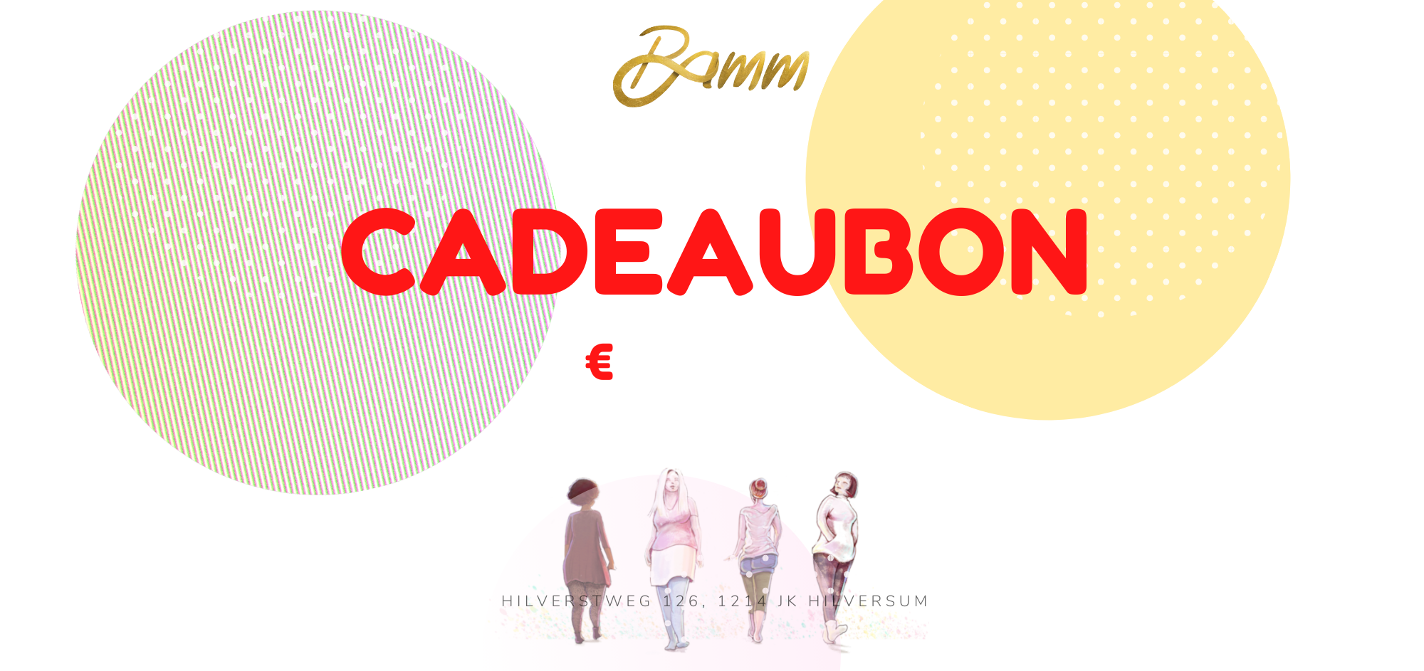 Fysieke Cadeaubon - Geldig online en in onze winkel
