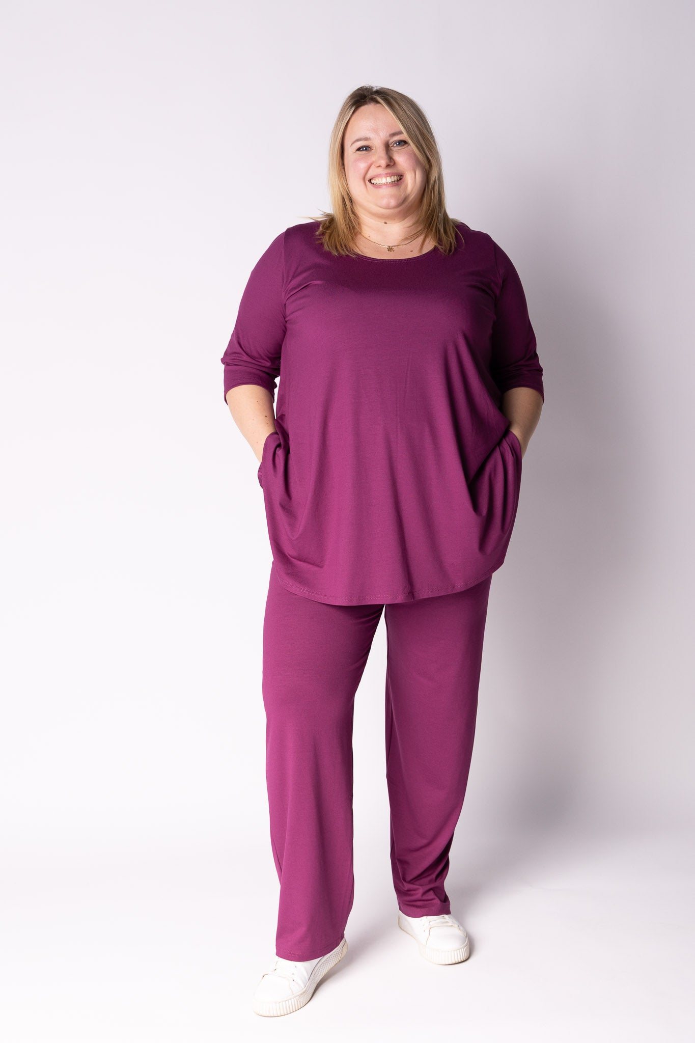 Klassieke Broek met Zakken | Viscose | 3 Lengtes (68/74/80 cm)