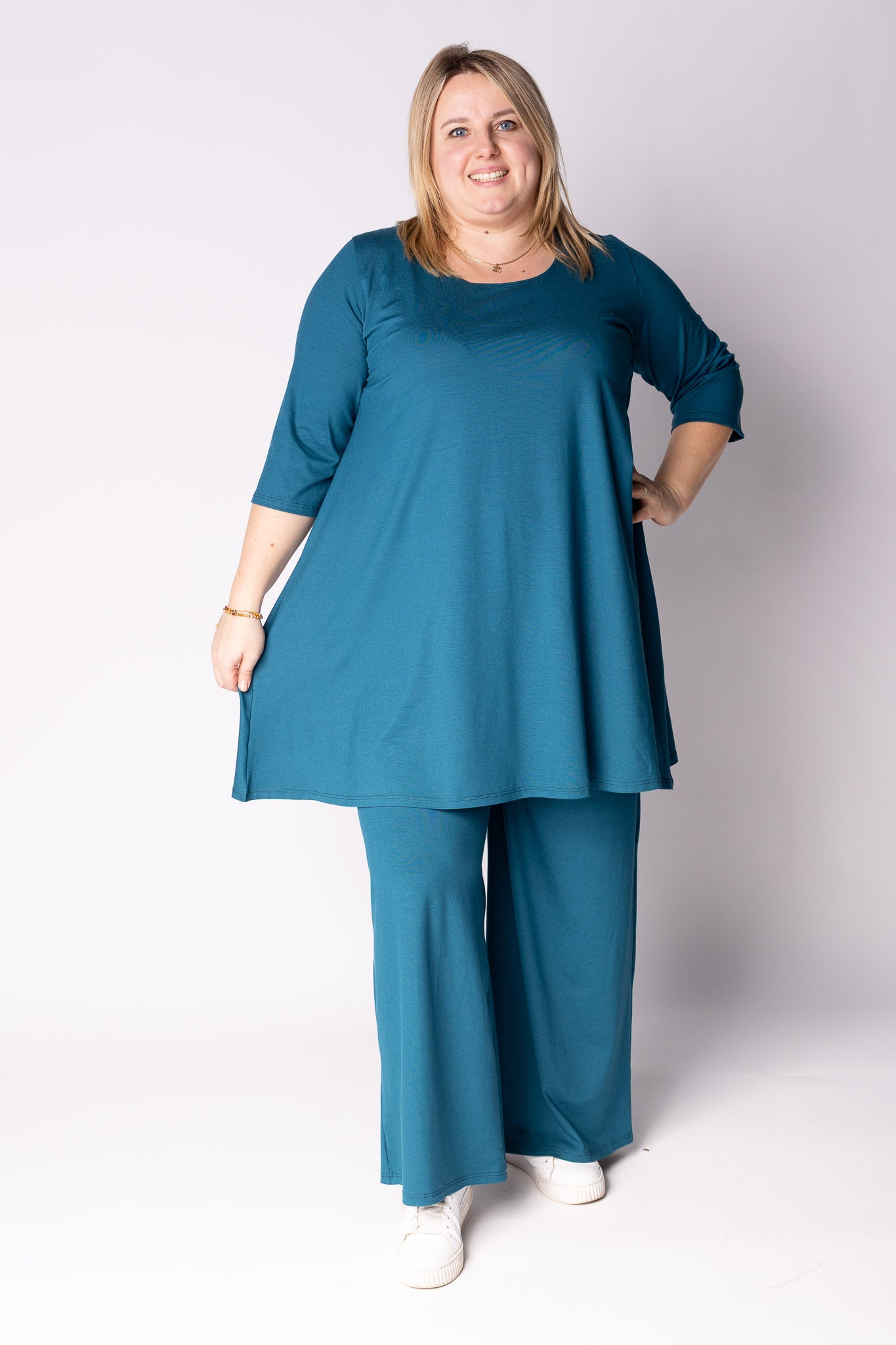 Top Durkje | 3/4 mouwen | Viscose | A-lijn | 90/96 cm