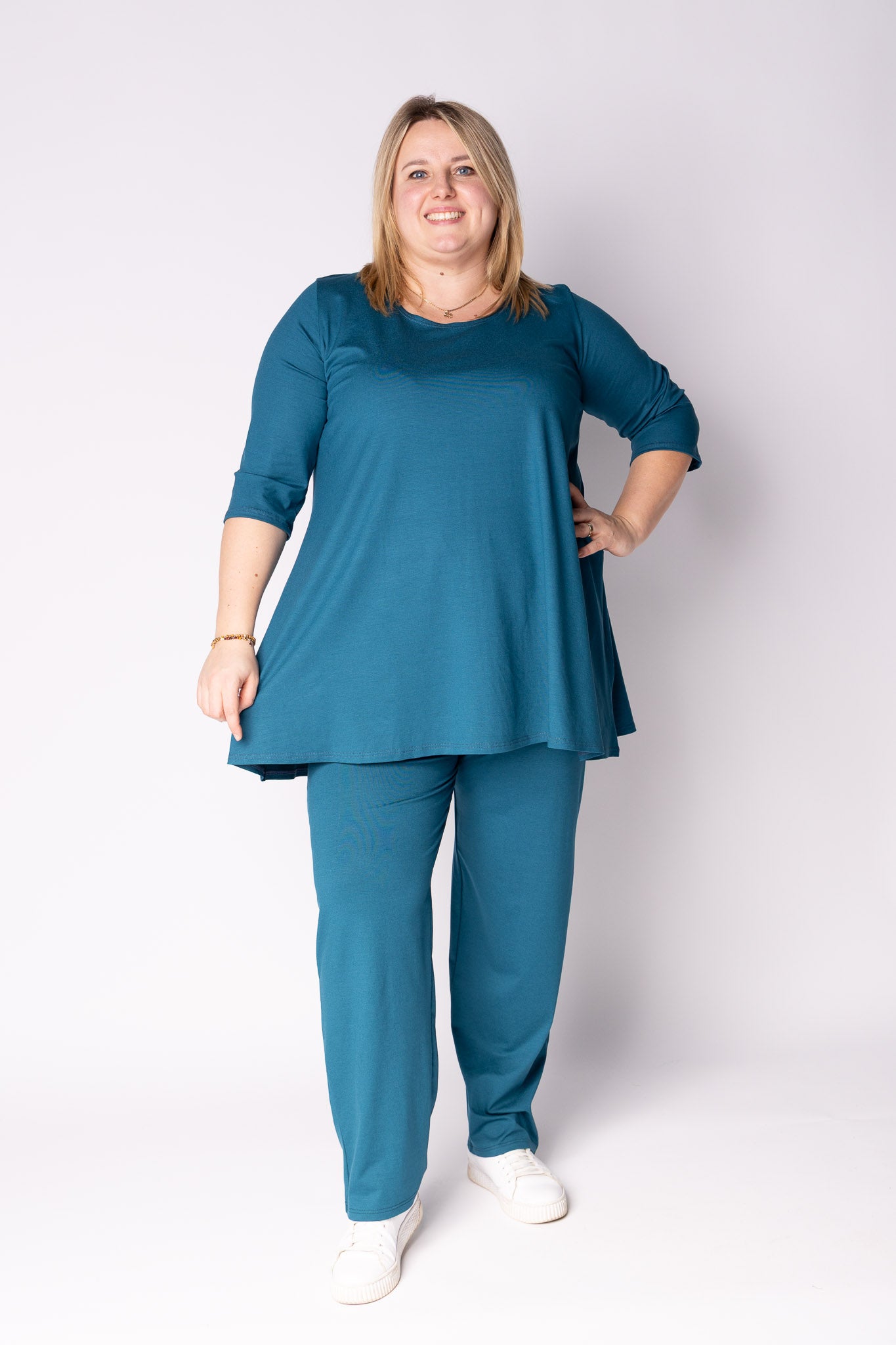 Klassieke Broek met Zakken | Viscose | 3 Lengtes (68/74/80 cm)