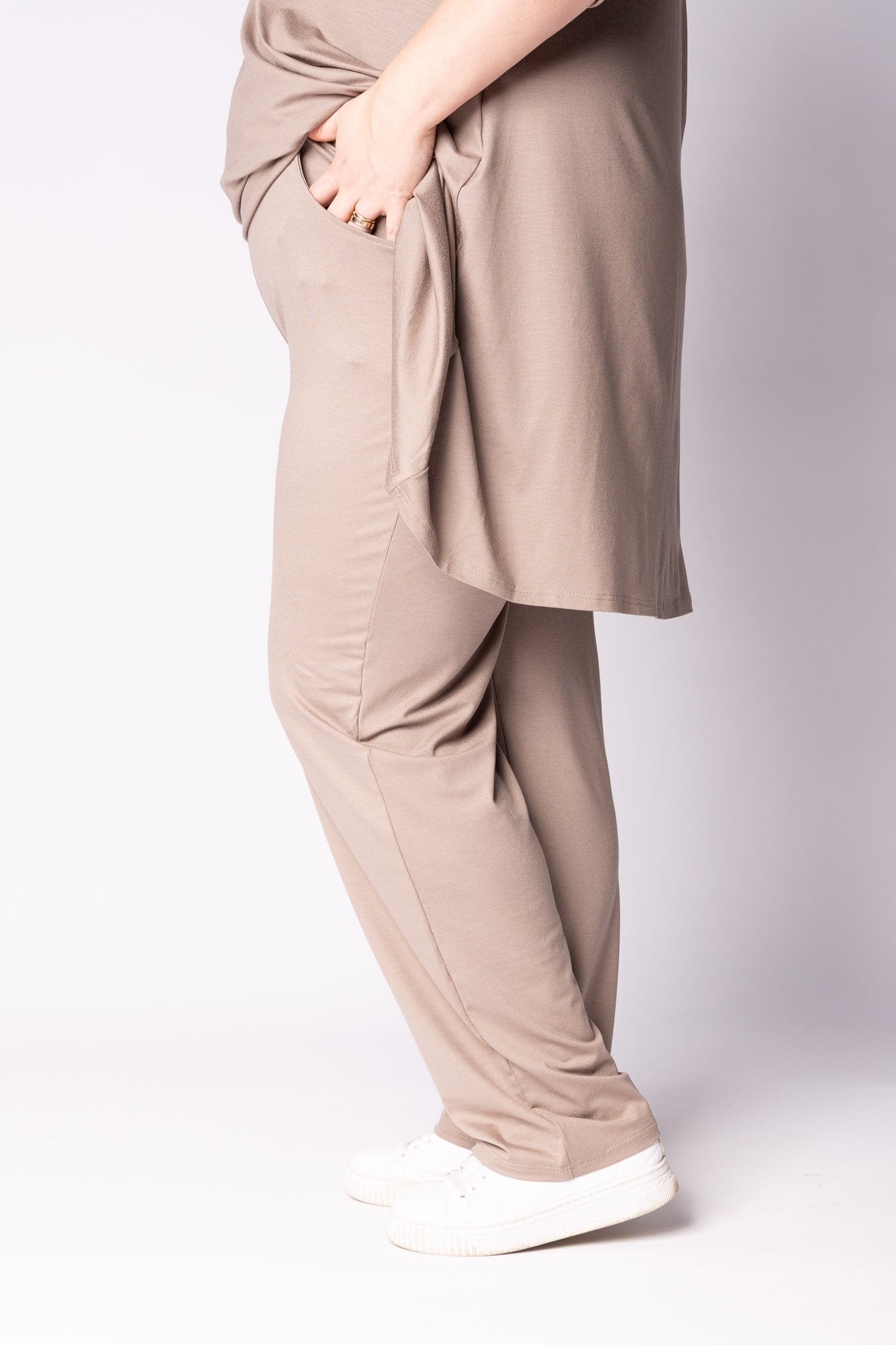 Klassieke Broek met Zakken | Viscose | 3 Lengtes (68/74/80 cm)