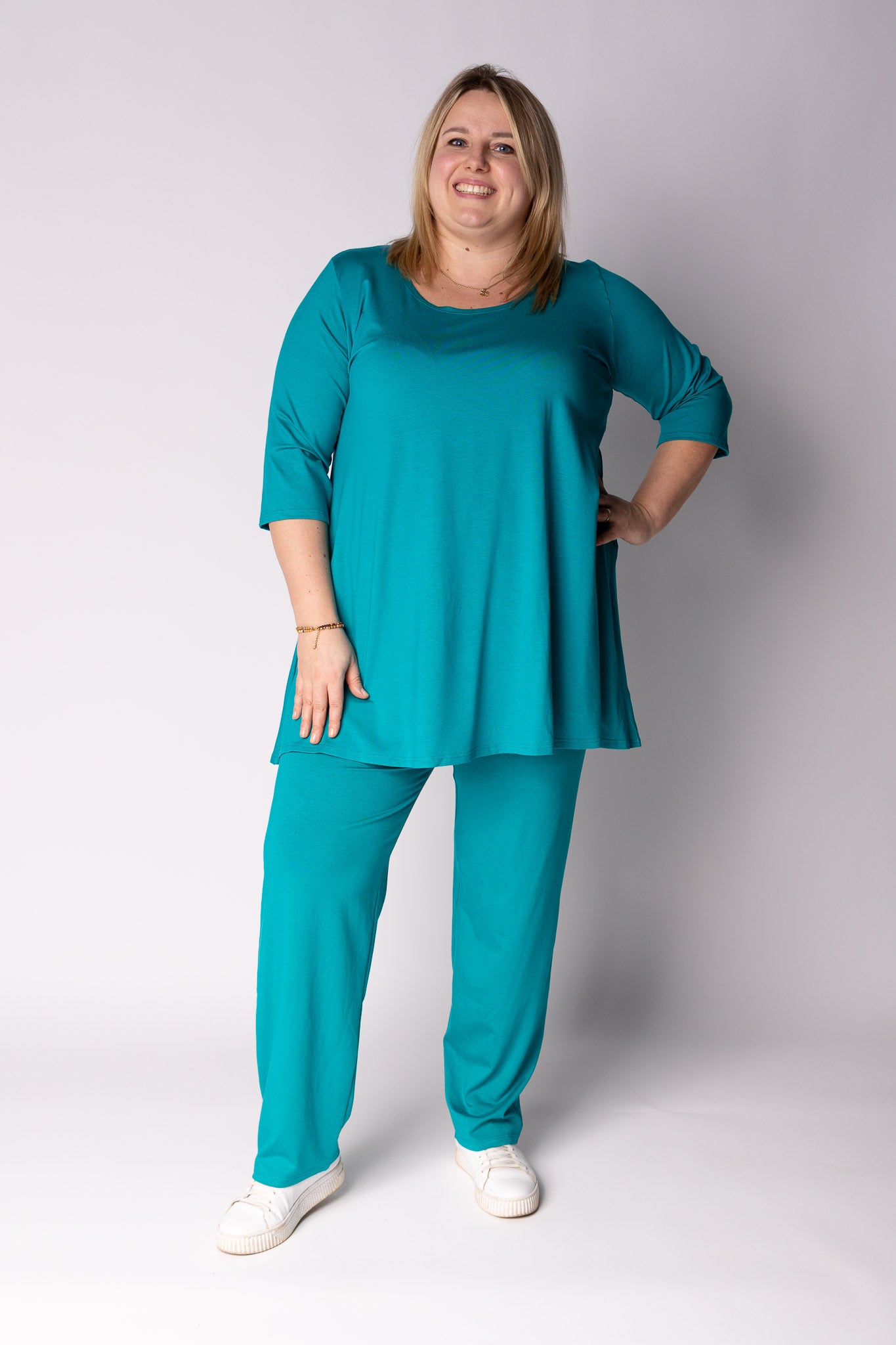 Klassieke Broek met Zakken | Viscose | 3 Lengtes (68/74/80 cm)