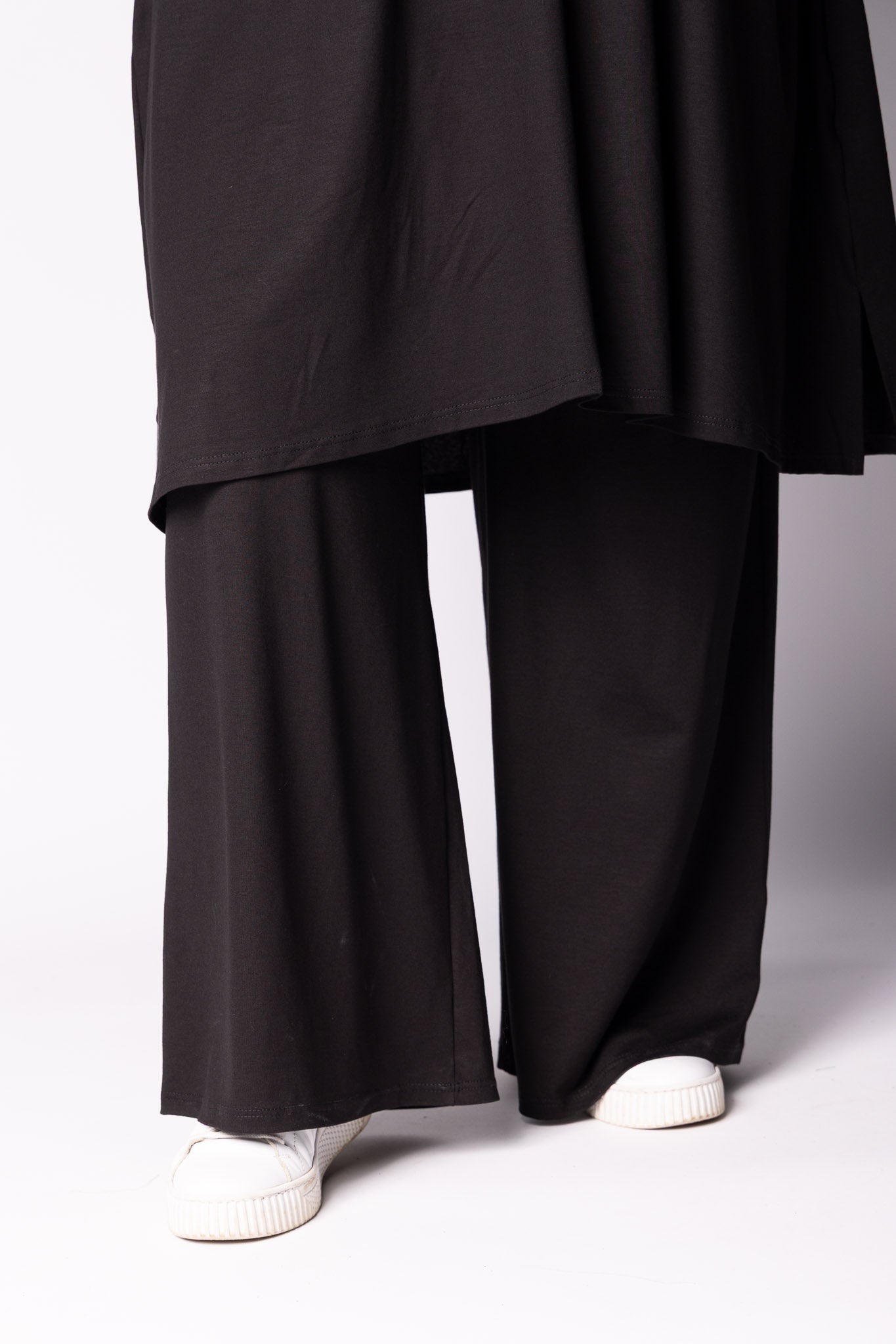 Wijde Broek Judith met Zakken | Viscose | 3 Lengtes (68/74/80 cm)