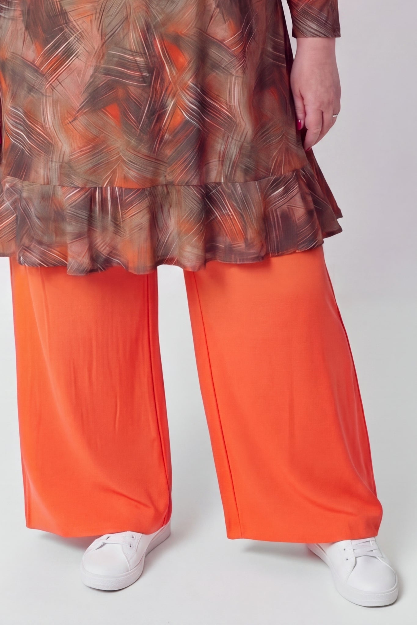 Wijde Broek Judith met Zakken | Viscose | 3 Lengtes (68/74/80 cm)
