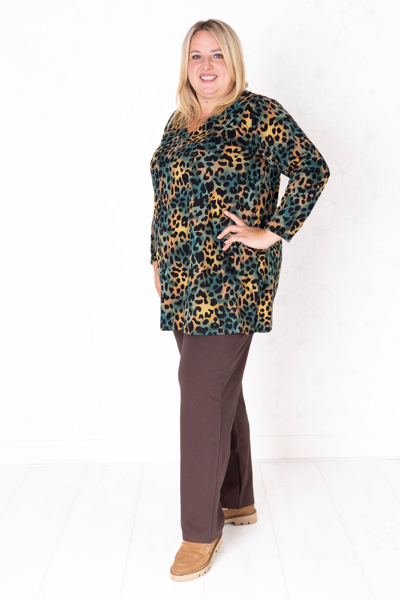 Top Erna | Modal | 90 cm | Panter Groen