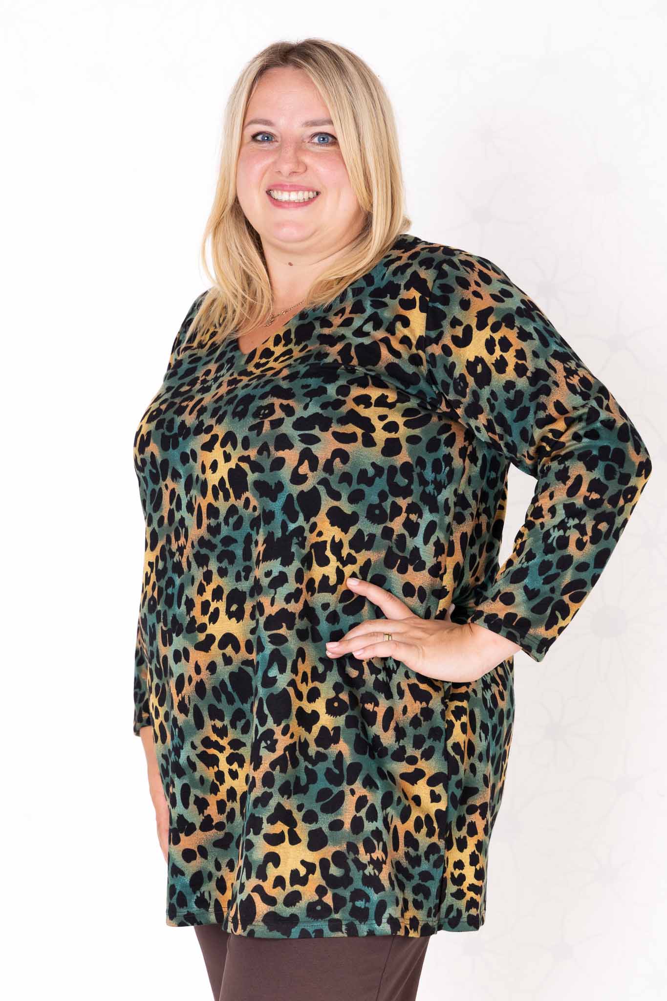 Top Erna | Modal | 90 cm | Panter Groen