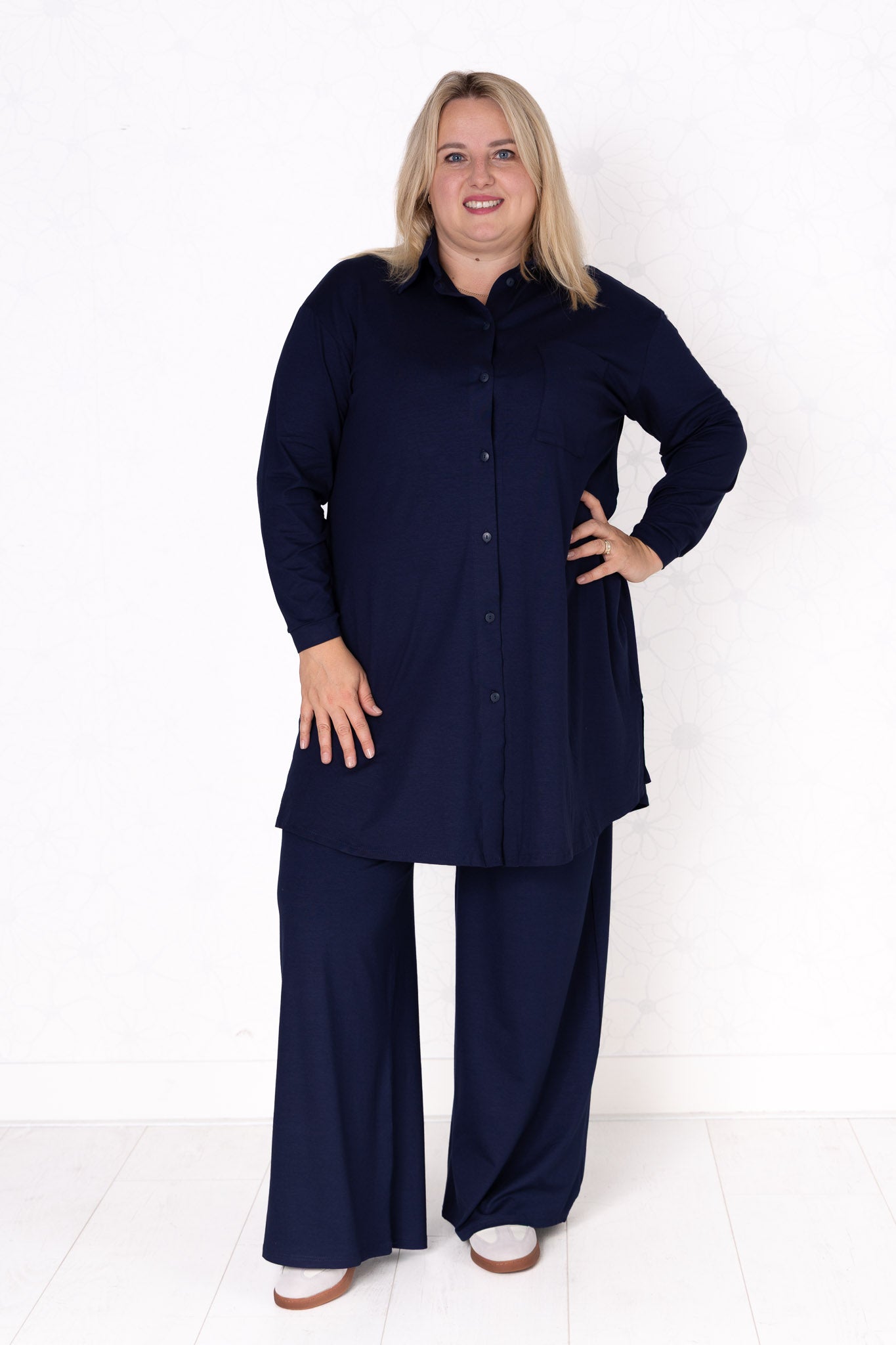 Blouse Tonny | A-lijn | lange mouw | Viscose | 105cm