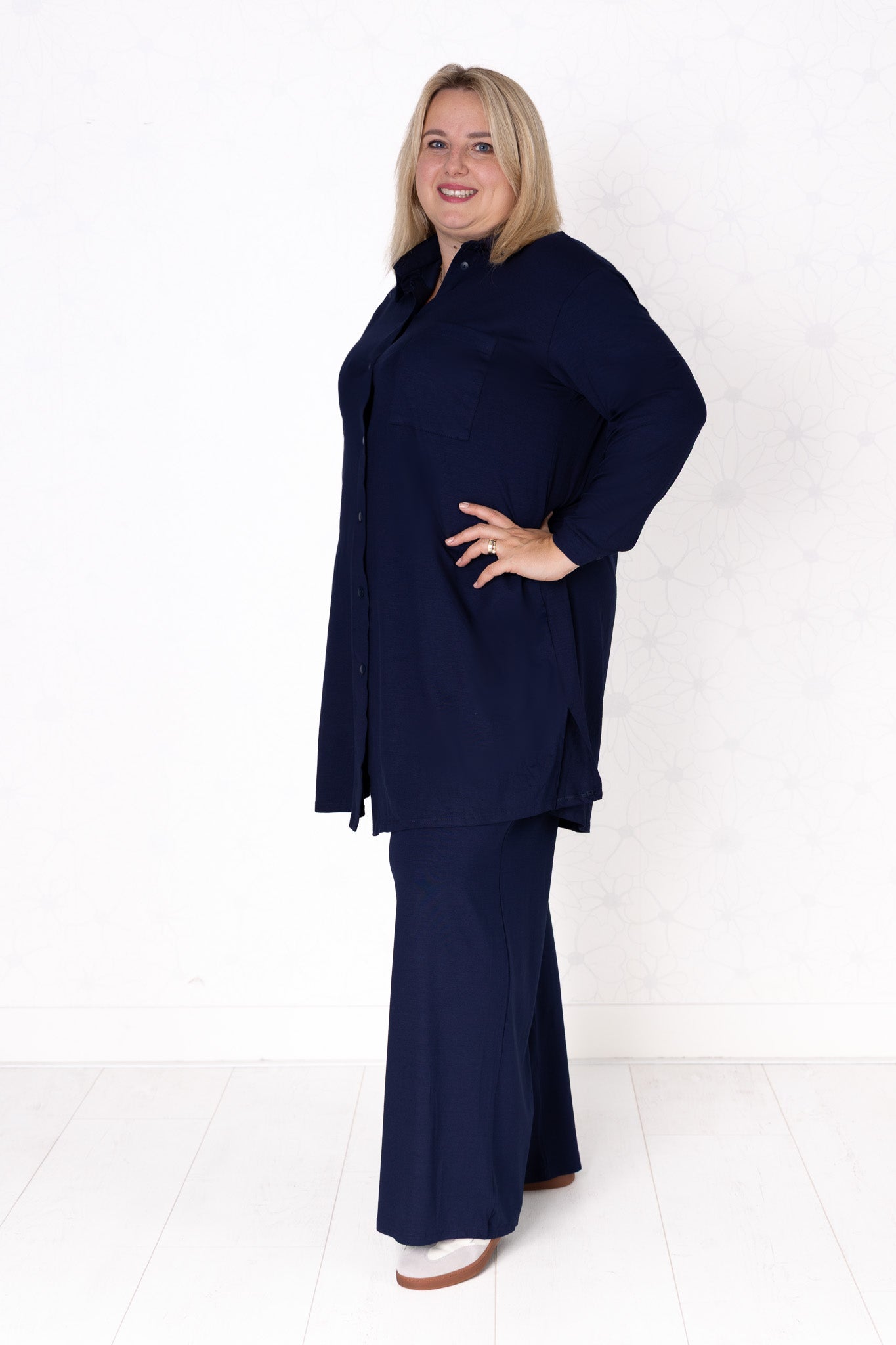 Blouse Tonny | A-lijn | lange mouw | Viscose | 105cm