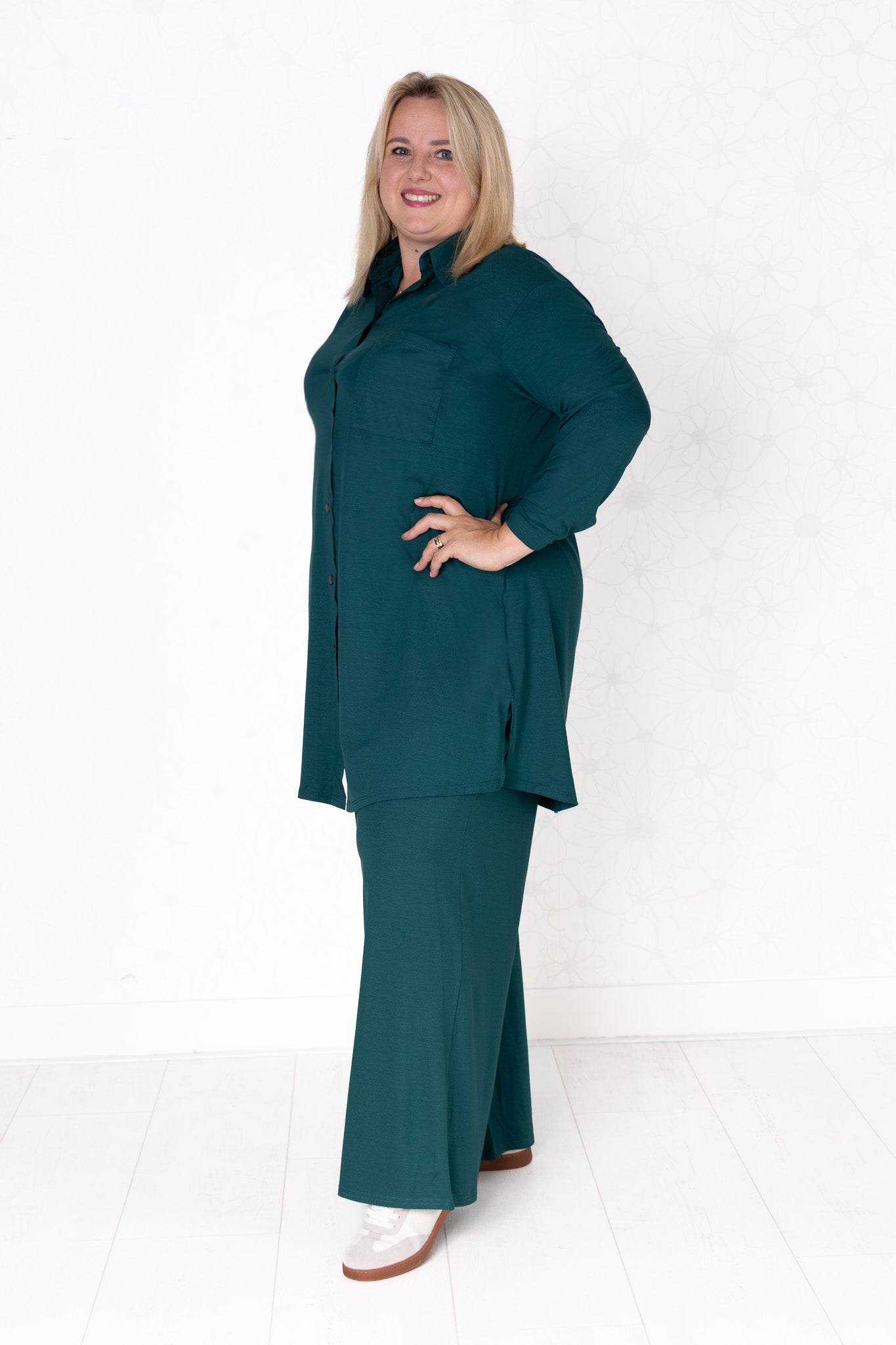 Blouse Tonny | A-lijn | lange mouw | Viscose | 105cm