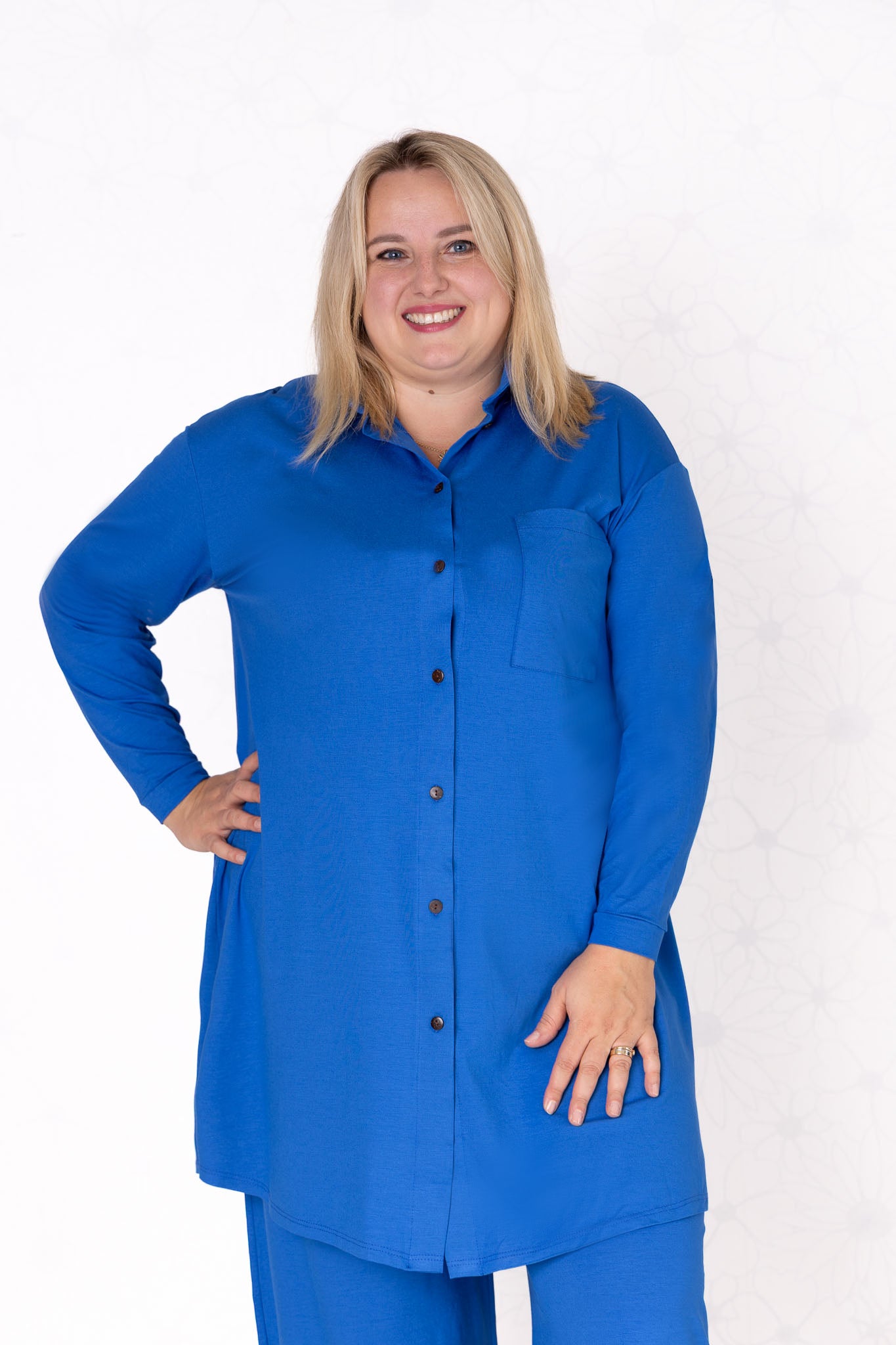 Blouse Tonny | A-lijn | lange mouw | Viscose | 105cm