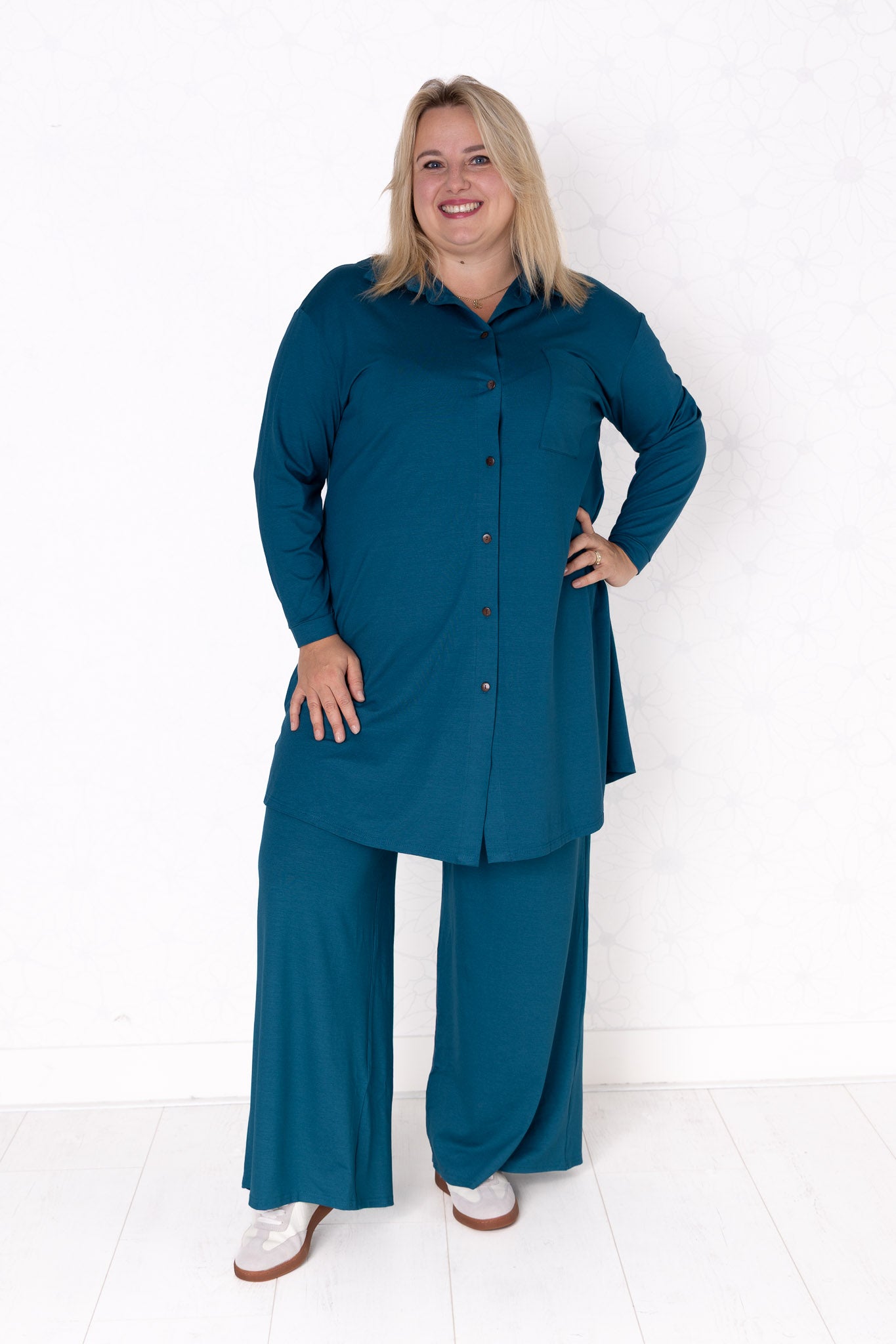 Blouse Tonny | A-lijn | lange mouw | Viscose | 105cm