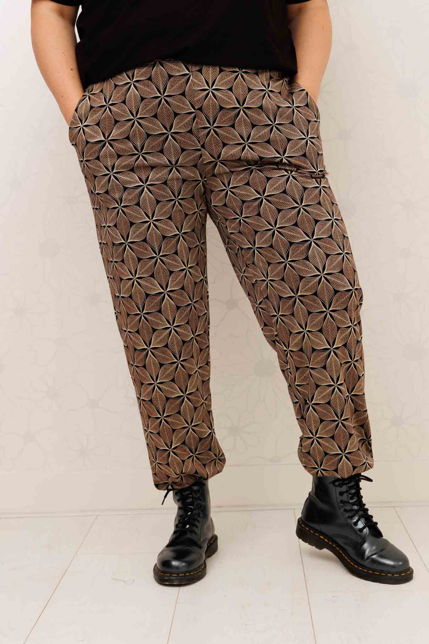 Broek Esther met zakken caleidoscoop | binnenbeen circa. 75cm