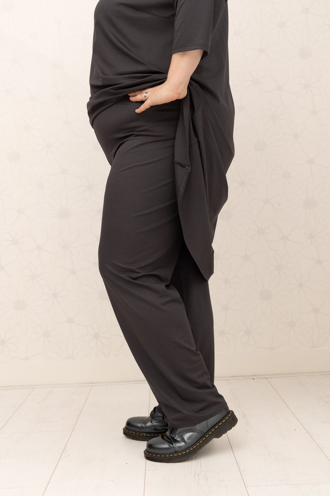 Klassieke broek rechte pijpen viscose | binnenbeenlengte 70-75cm