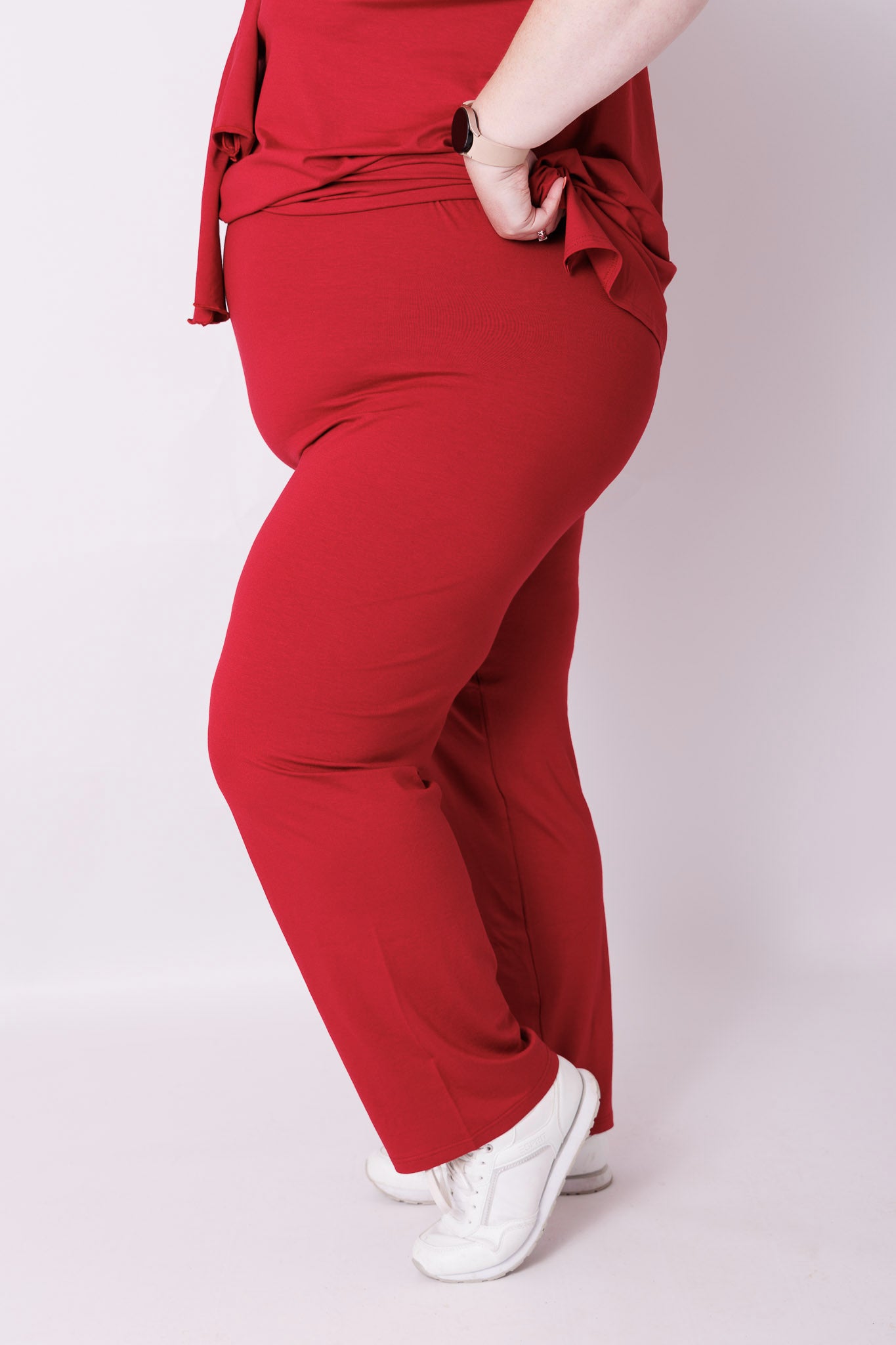 Klassieke broek rechte pijpen viscose | binnenbeenlengte 70-75cm