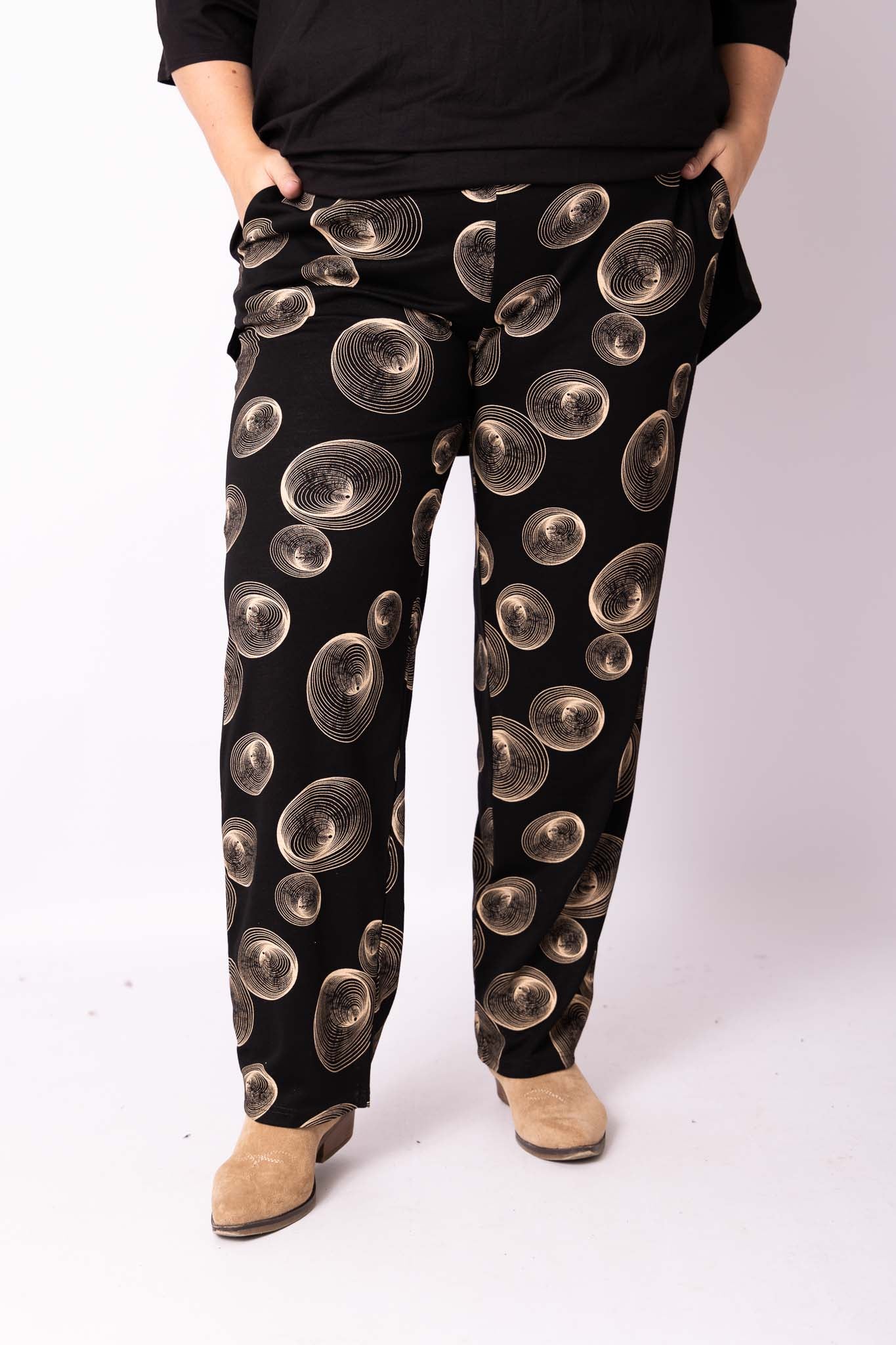Broek Esther met zakken orbit abstract