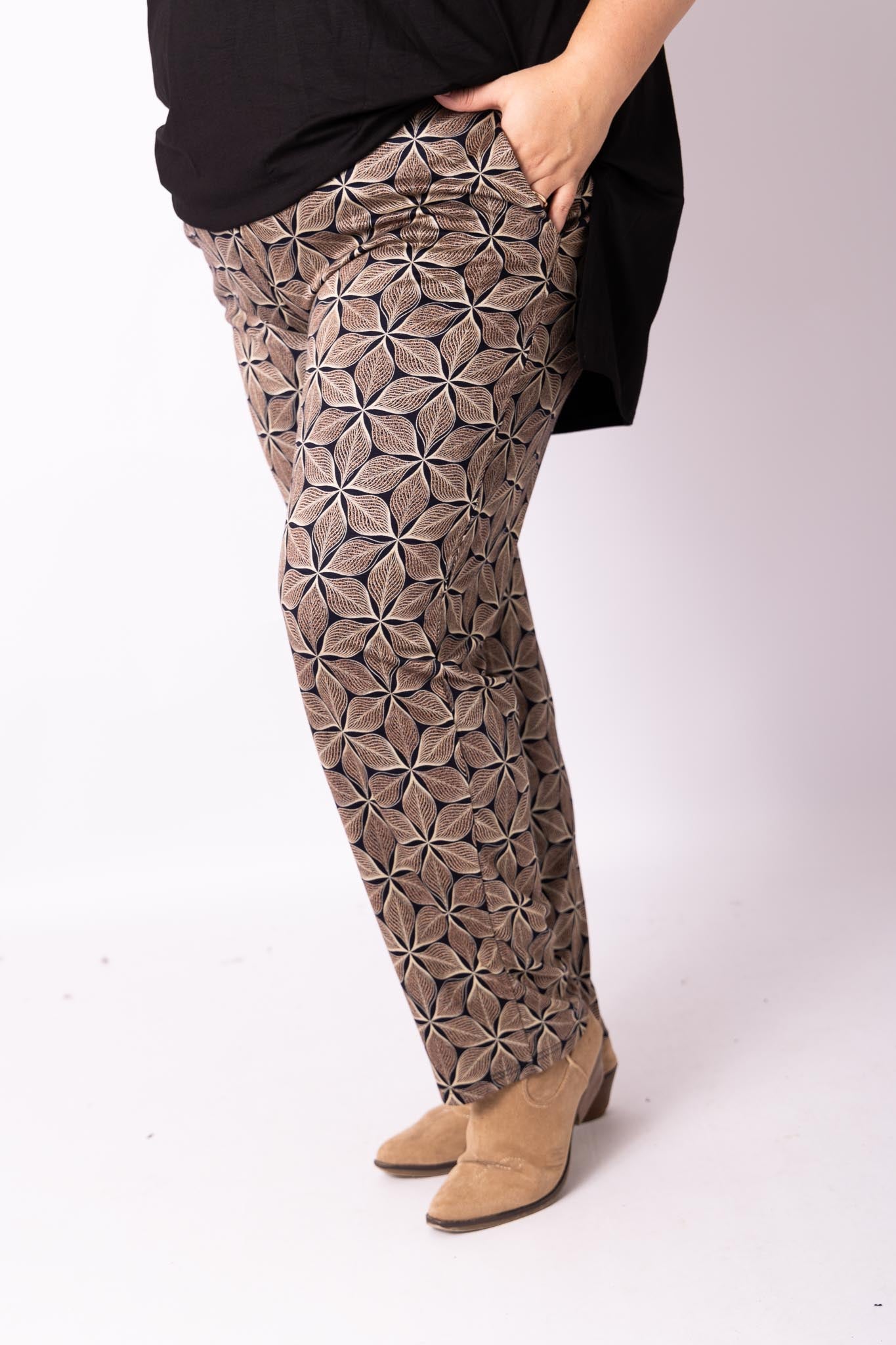 Broek Esther met zakken caleidoscoop | binnenbeen circa. 75cm
