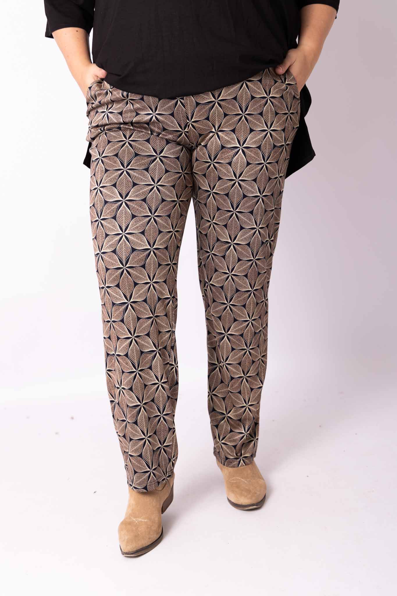 Broek Esther met zakken caleidoscoop | binnenbeen circa. 75cm