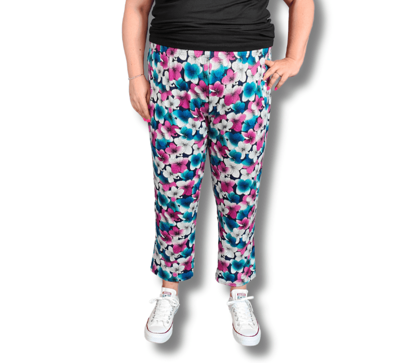Broek 7/8 zomer viscose print