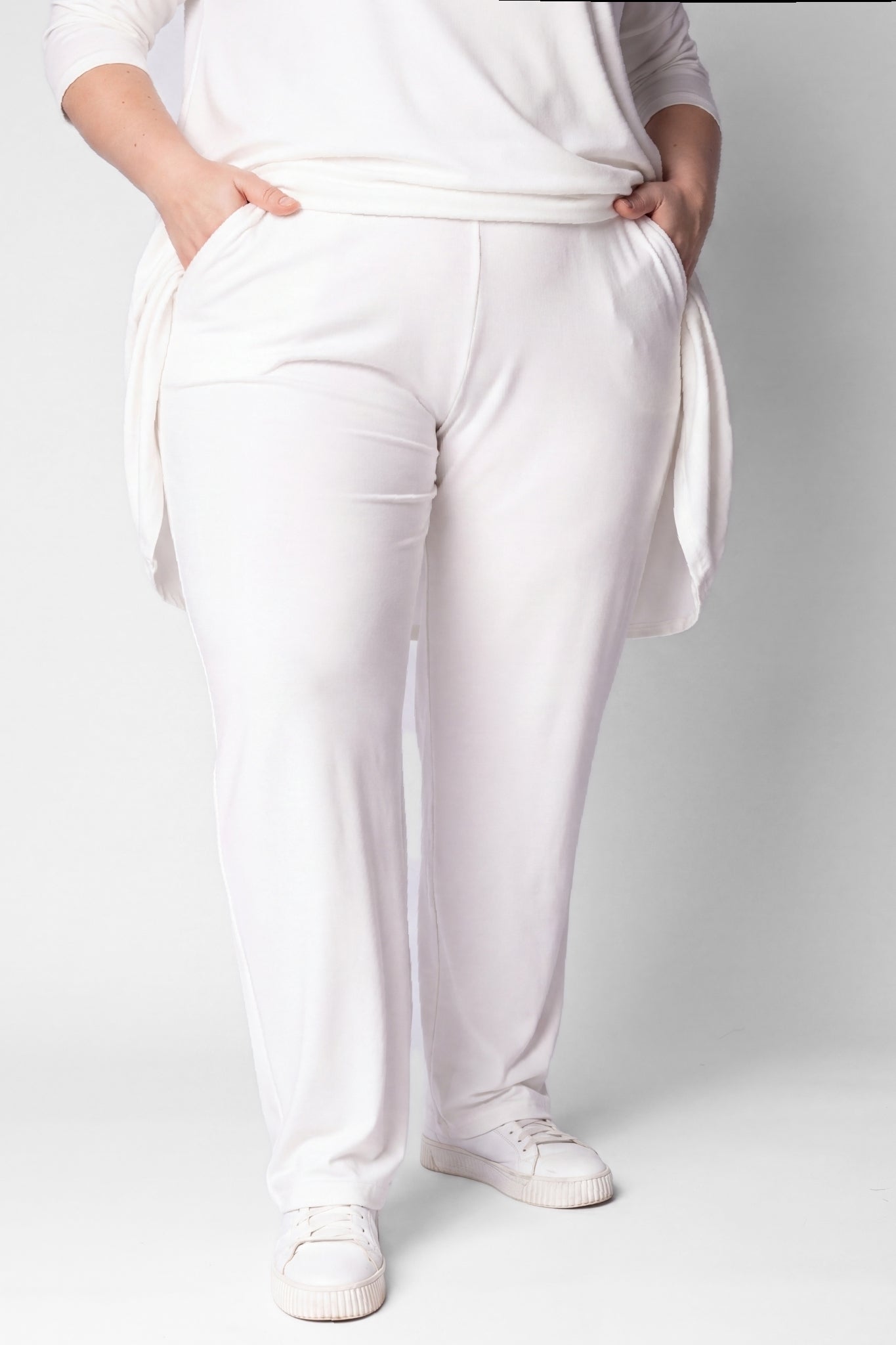 Klassieke Broek met Zakken | Viscose | 3 Lengtes (68/74/80 cm)