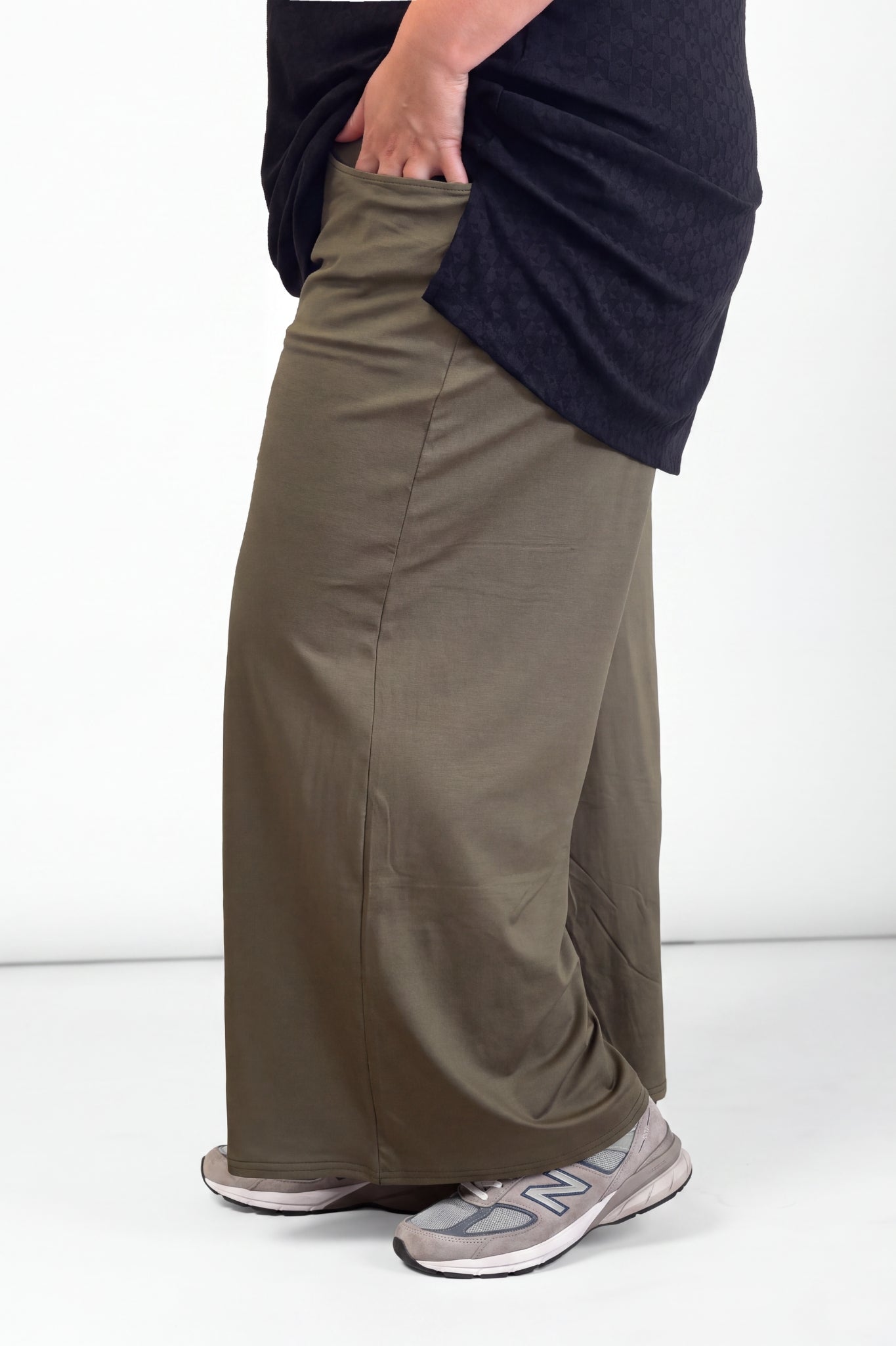 Wijde Broek Judith met Zakken | Viscose | 3 Lengtes (68/74/80 cm)