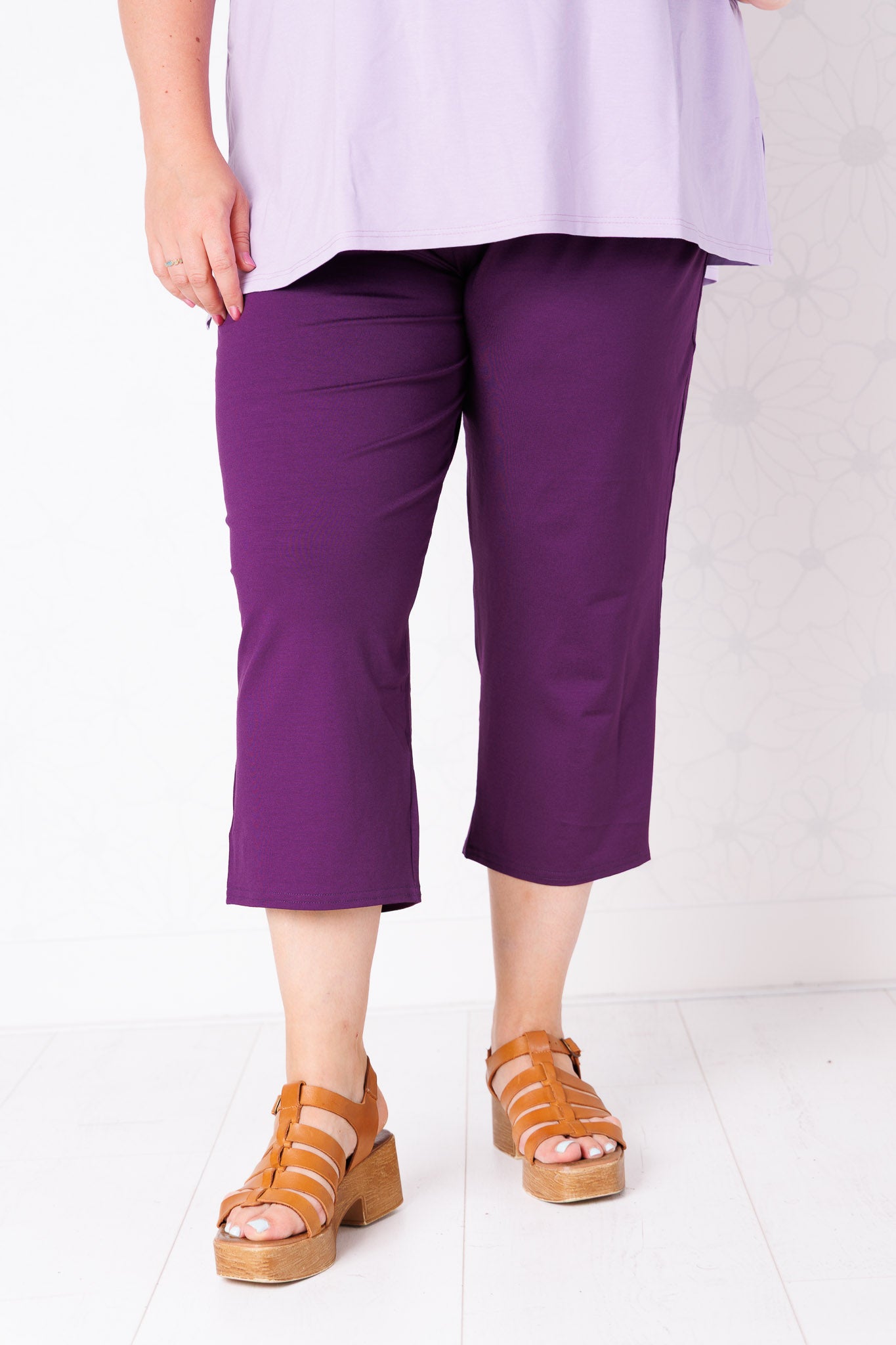 Driekwart klassieke broek | Viscose | ca. 56 cm binnenbeenlengte