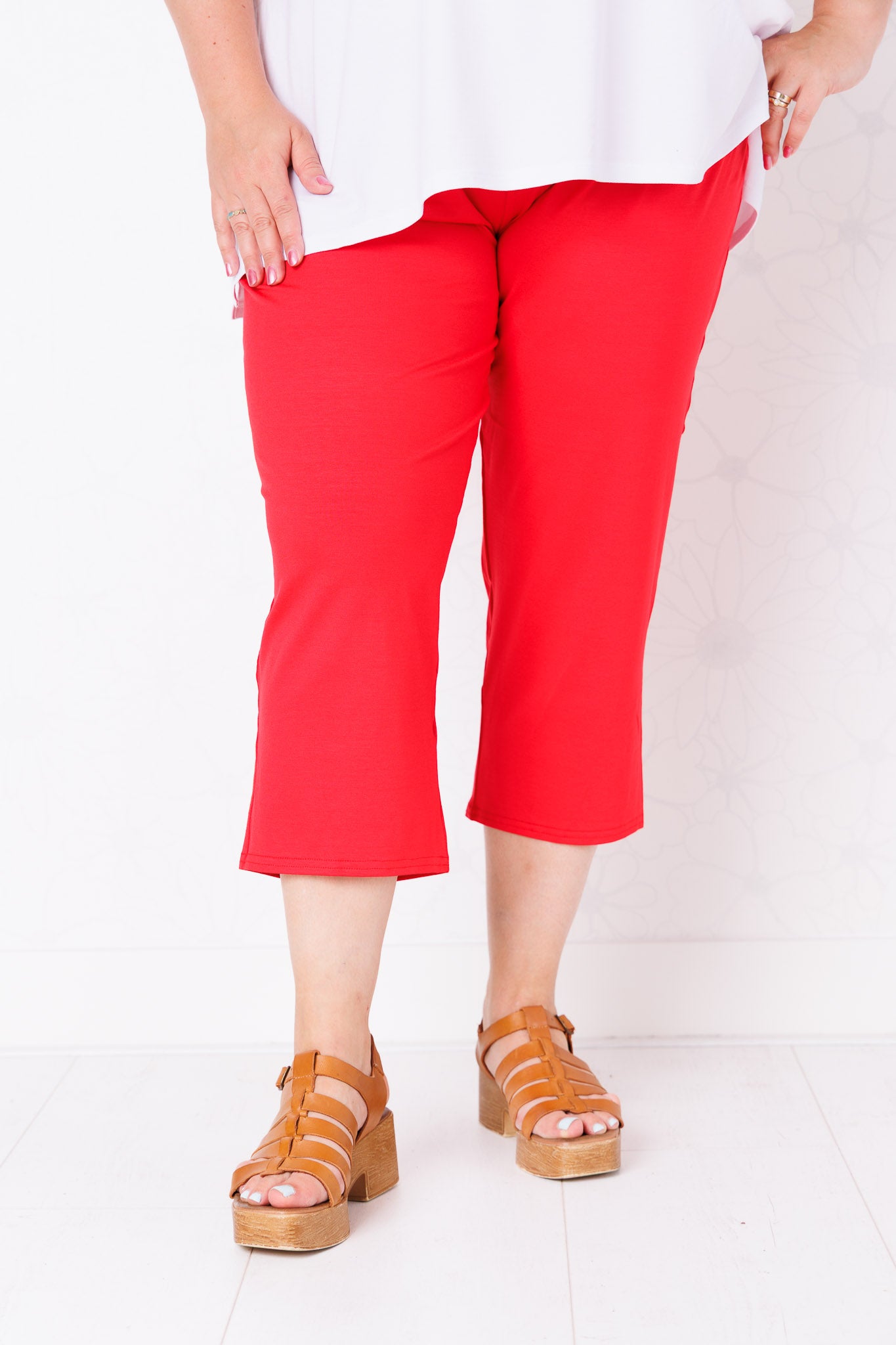 Driekwart klassieke broek | Viscose | ca. 56 cm binnenbeenlengte