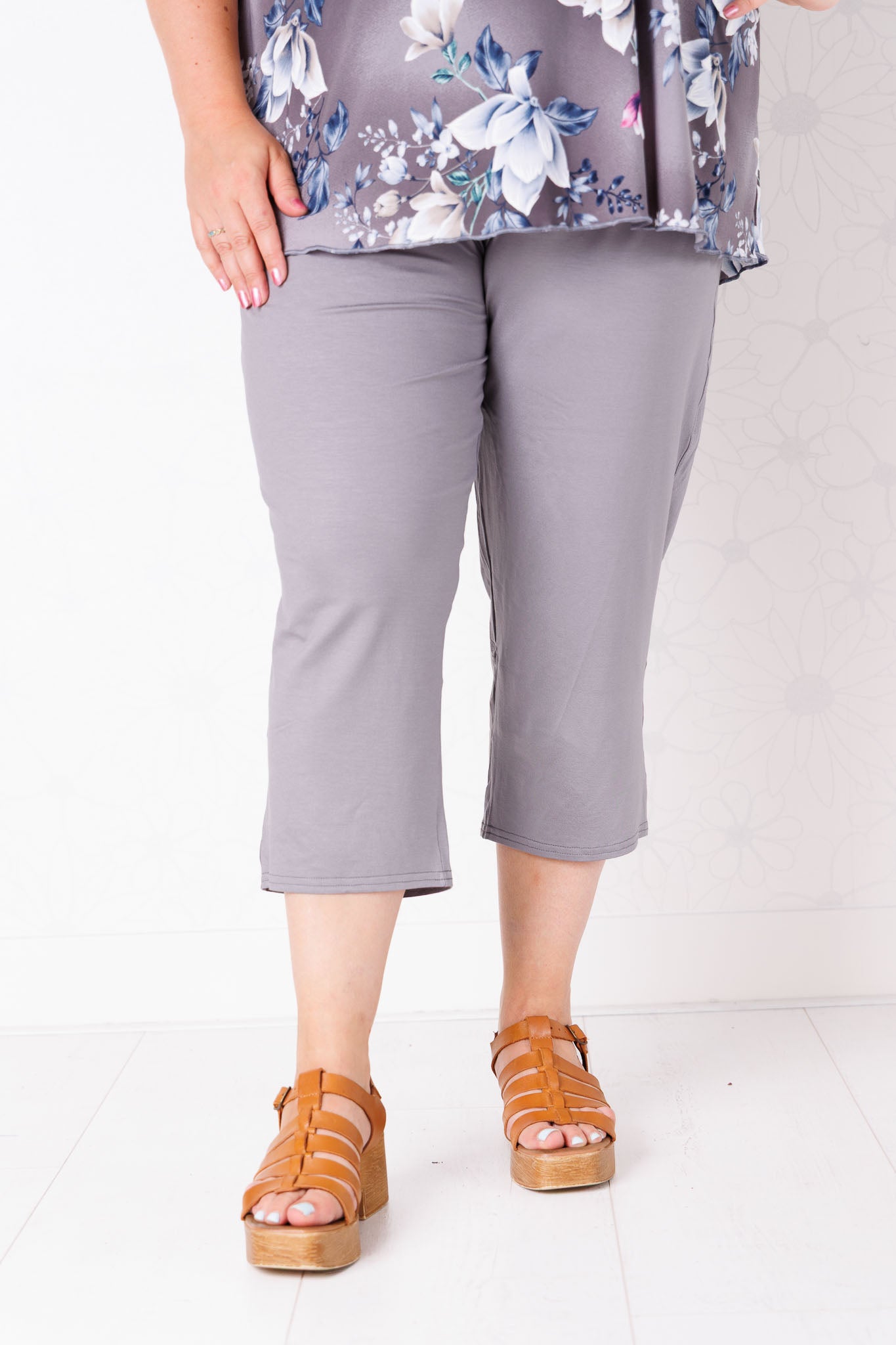 Driekwart klassieke broek | Viscose | ca. 56 cm binnenbeenlengte