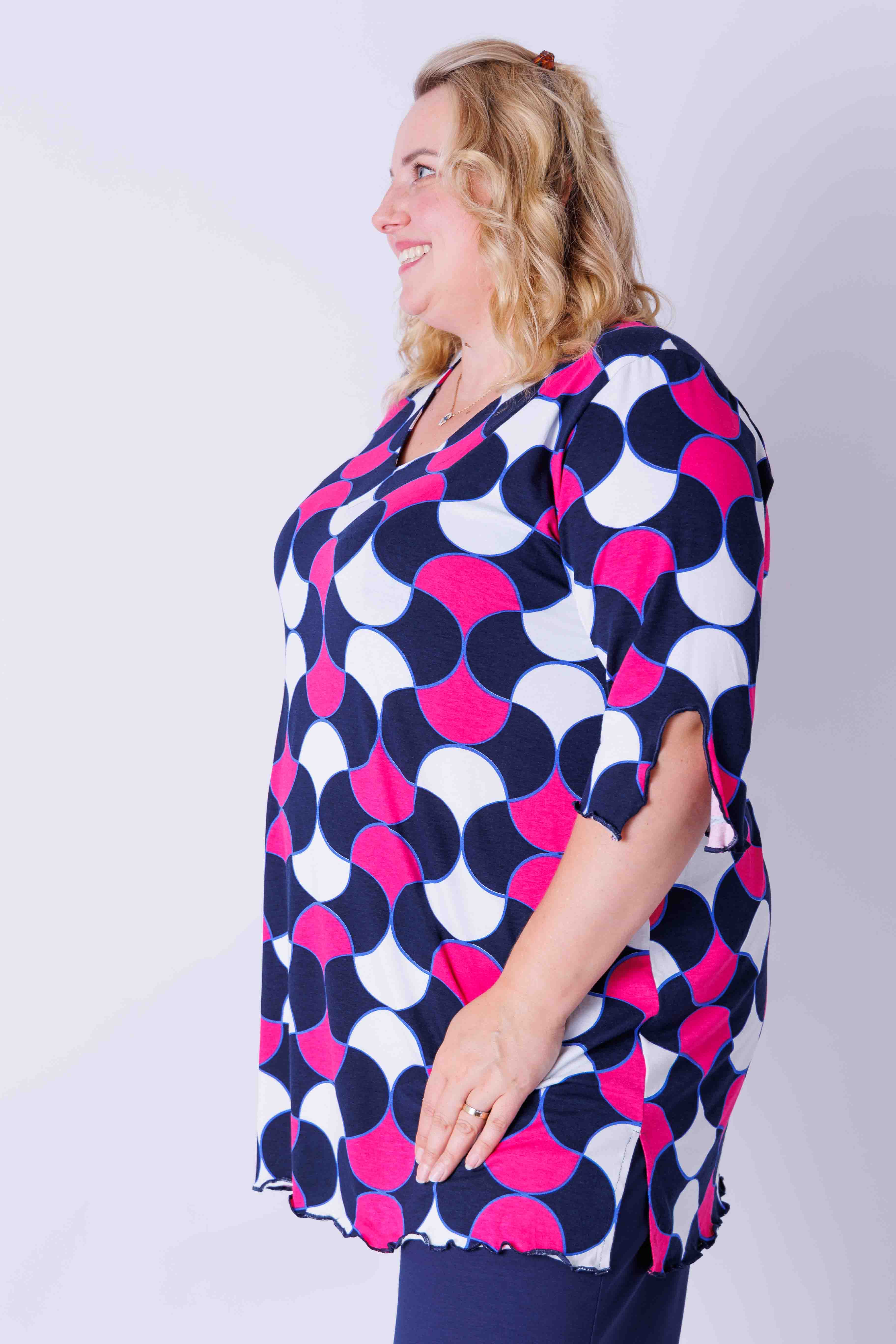 Top Erna zandloper abstract viscose 90 cm