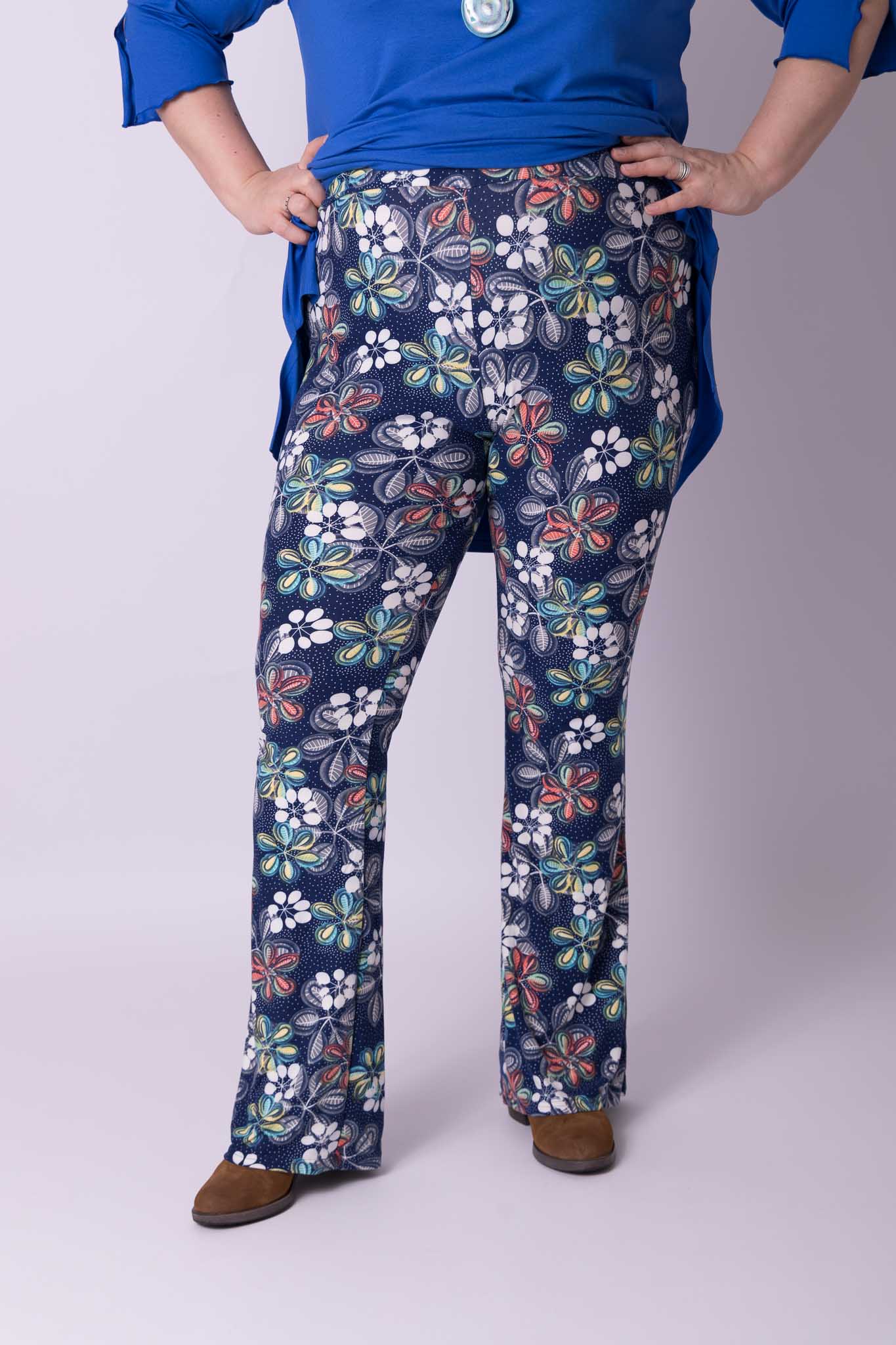 Flared legging lange pijpen kimo maten 48-60