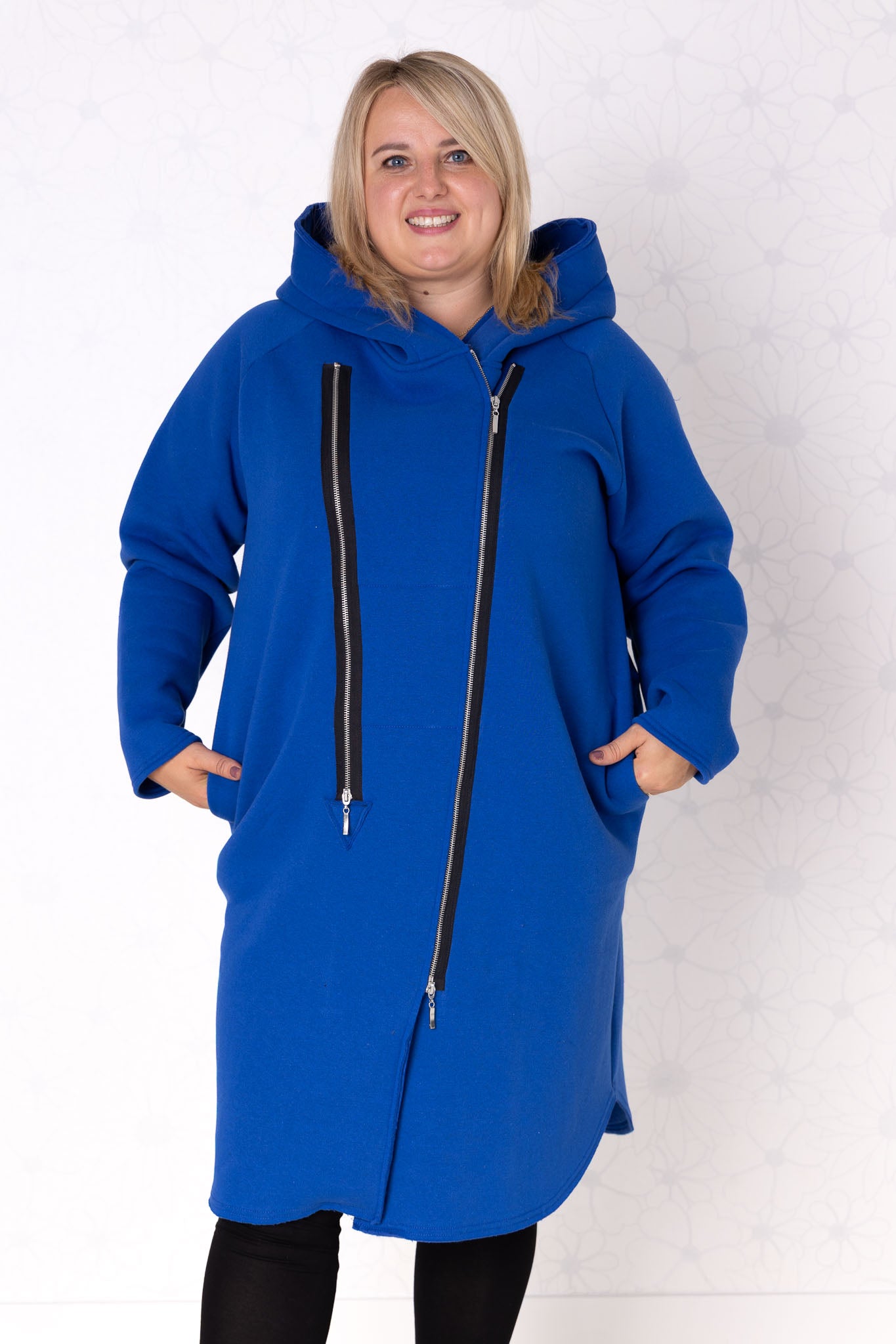 Tussenjas Joke met capuchon | Recht-model | Katoen | 110cm