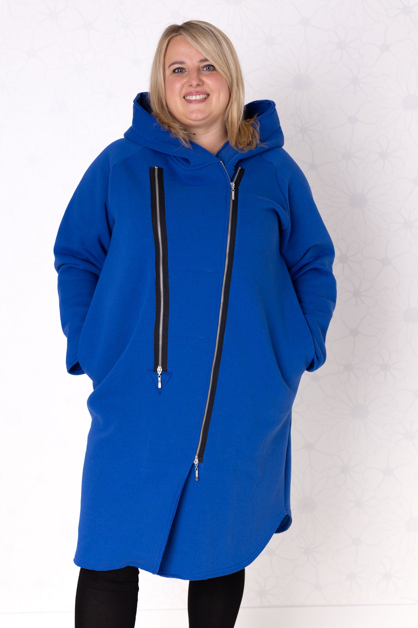 Tussenjas Joke met capuchon | Recht-model | Katoen | 110cm