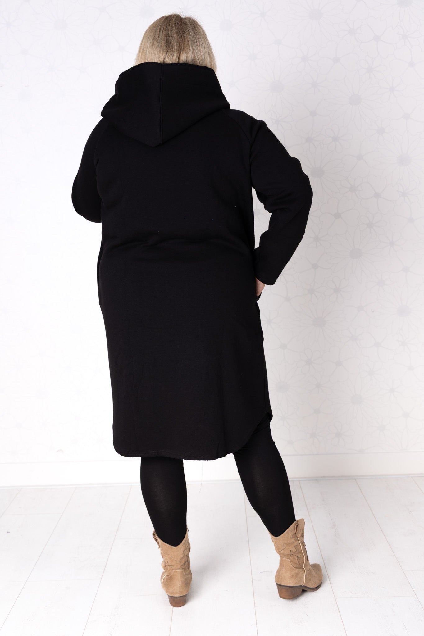 Tussenjas Joke met capuchon | Recht-model | Katoen | 110cm