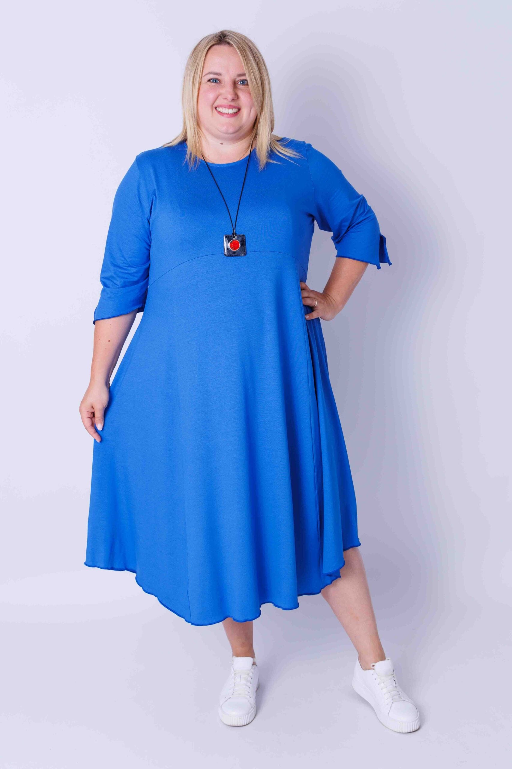 Jurk Everdien ca 125 cm viscose
