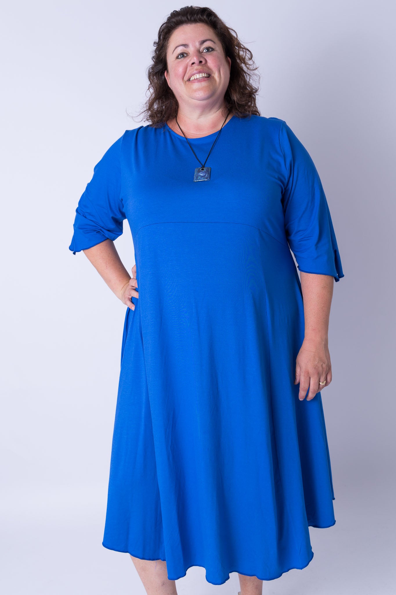 Jurk Everdien ca 125 cm viscose