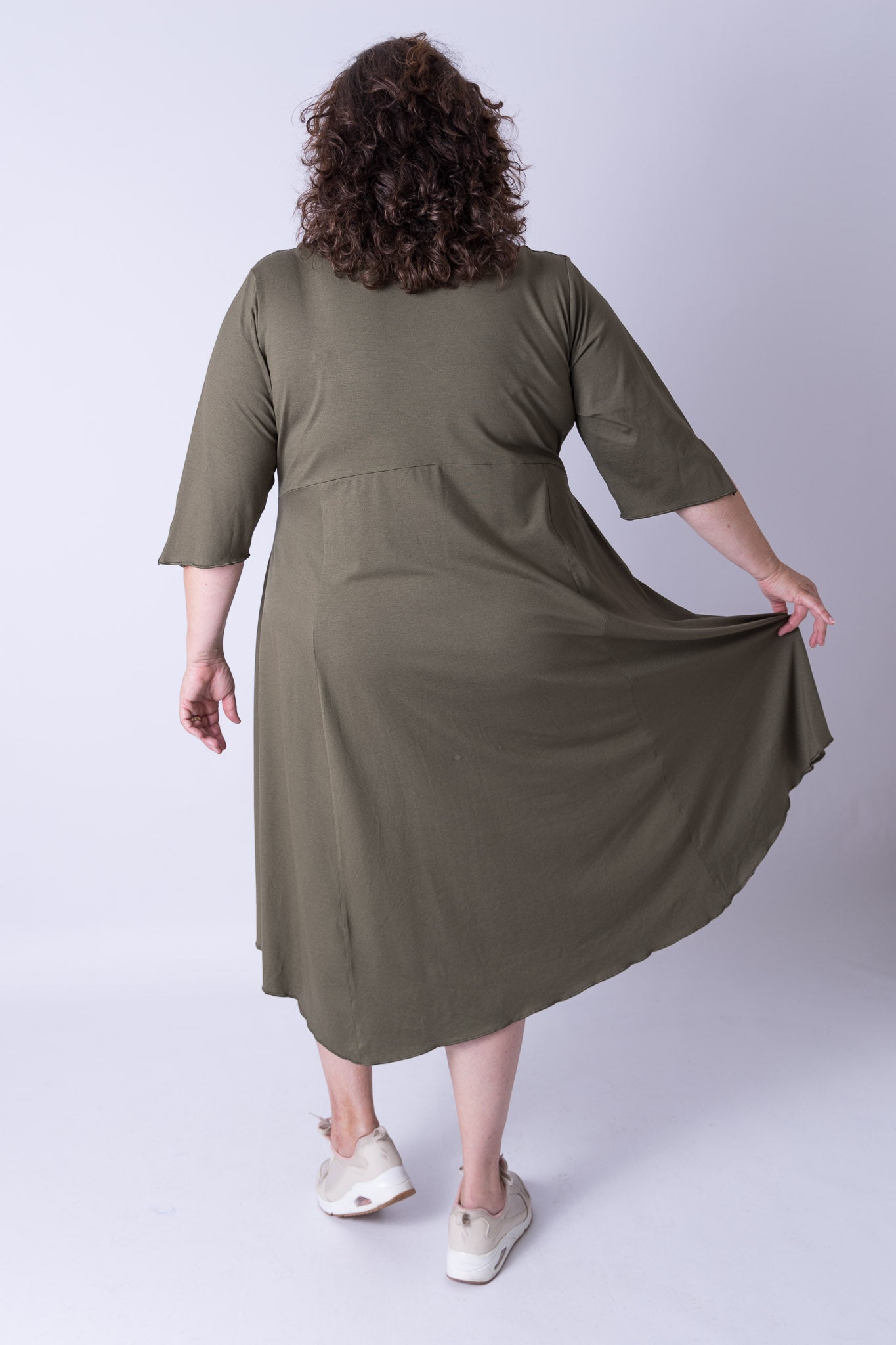 Jurk Everdien ca 125 cm viscose