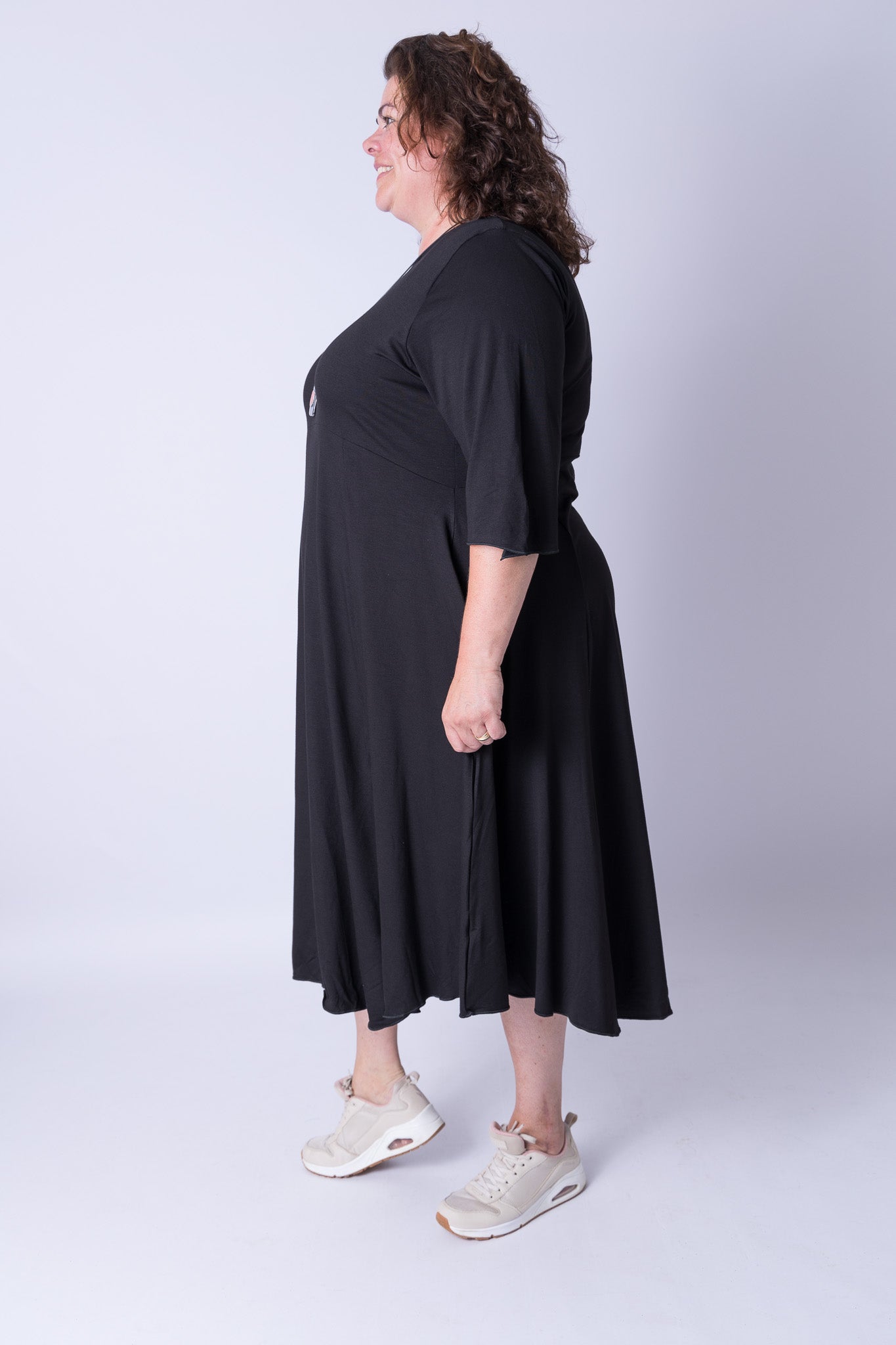 Jurk Everdien ca 125 cm viscose