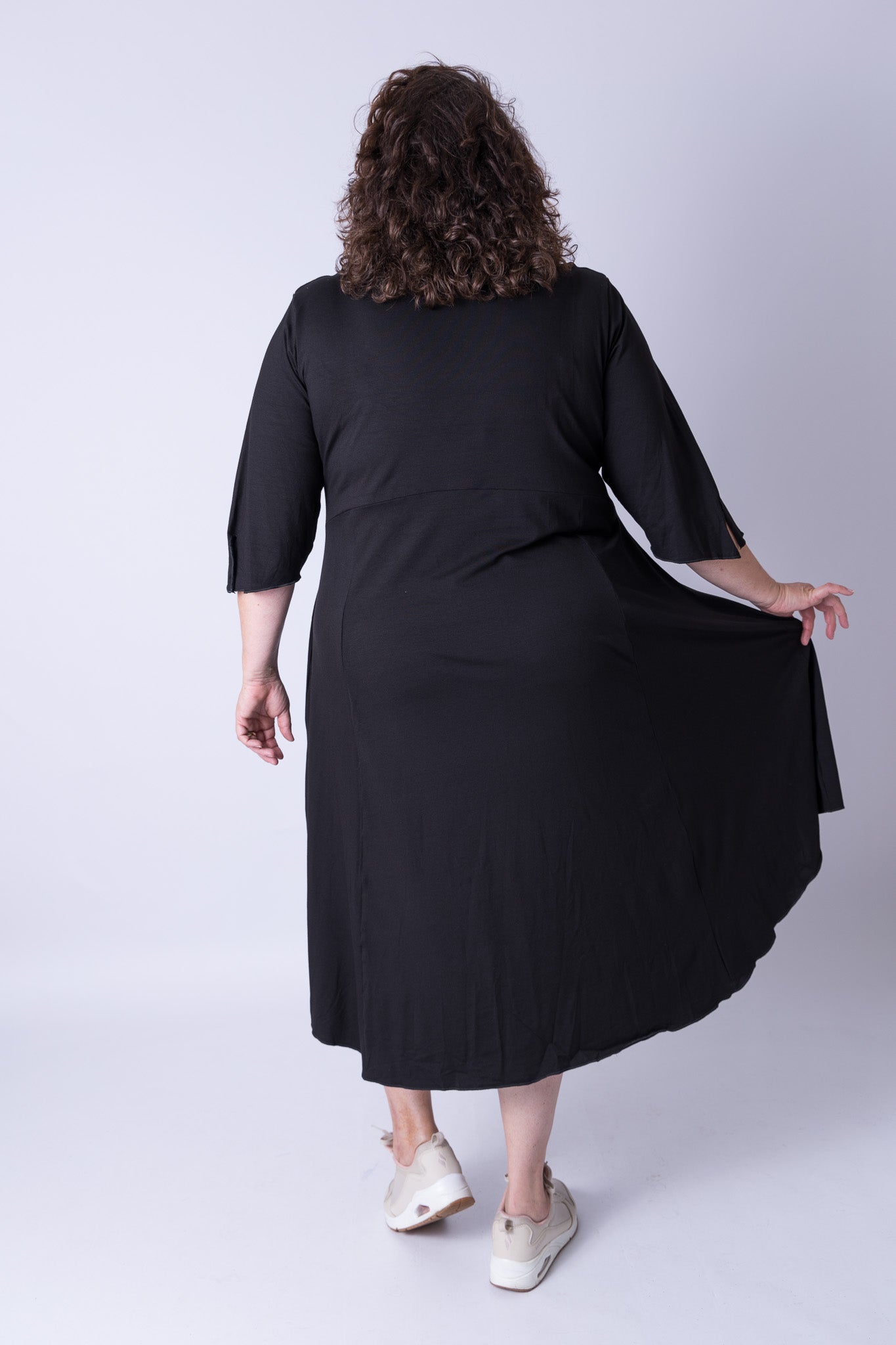 Jurk Everdien ca 125 cm viscose